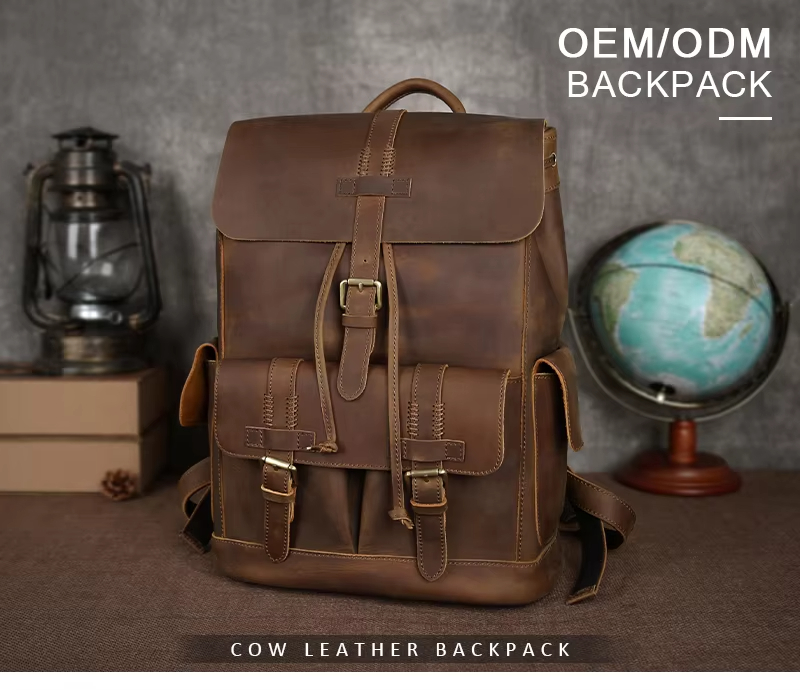 Vintage Leather Backpack