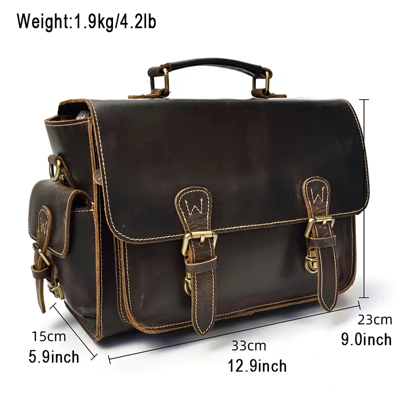 Vintage Leather Camera Bag