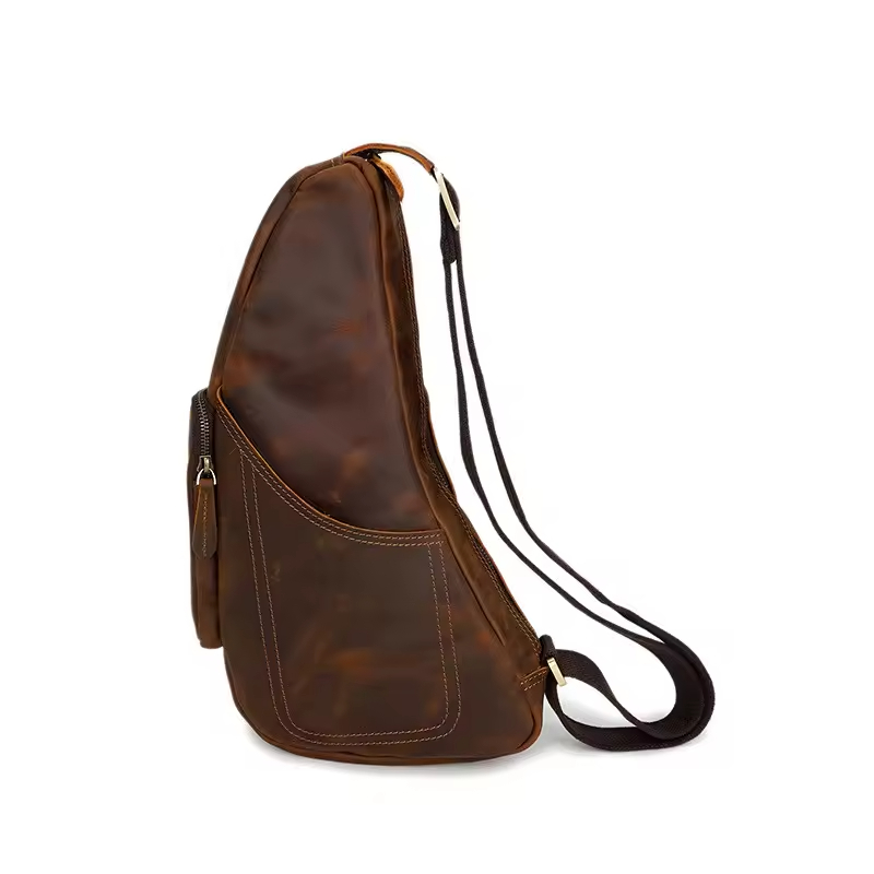 Leather Sling Backpack