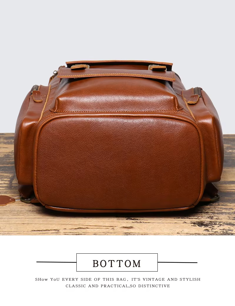 Vintage Leather Backpack