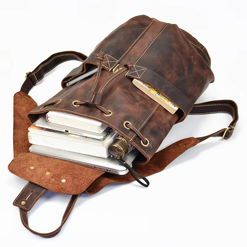Vintage Leather Backpack