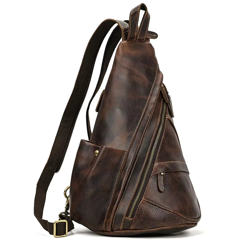Vintage Leather Sling Bag