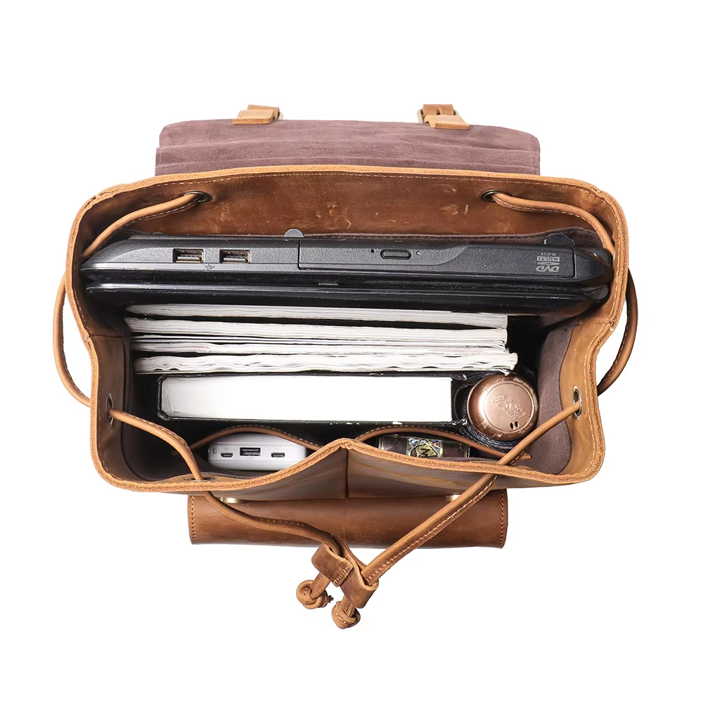 Vintage Leather Backpack