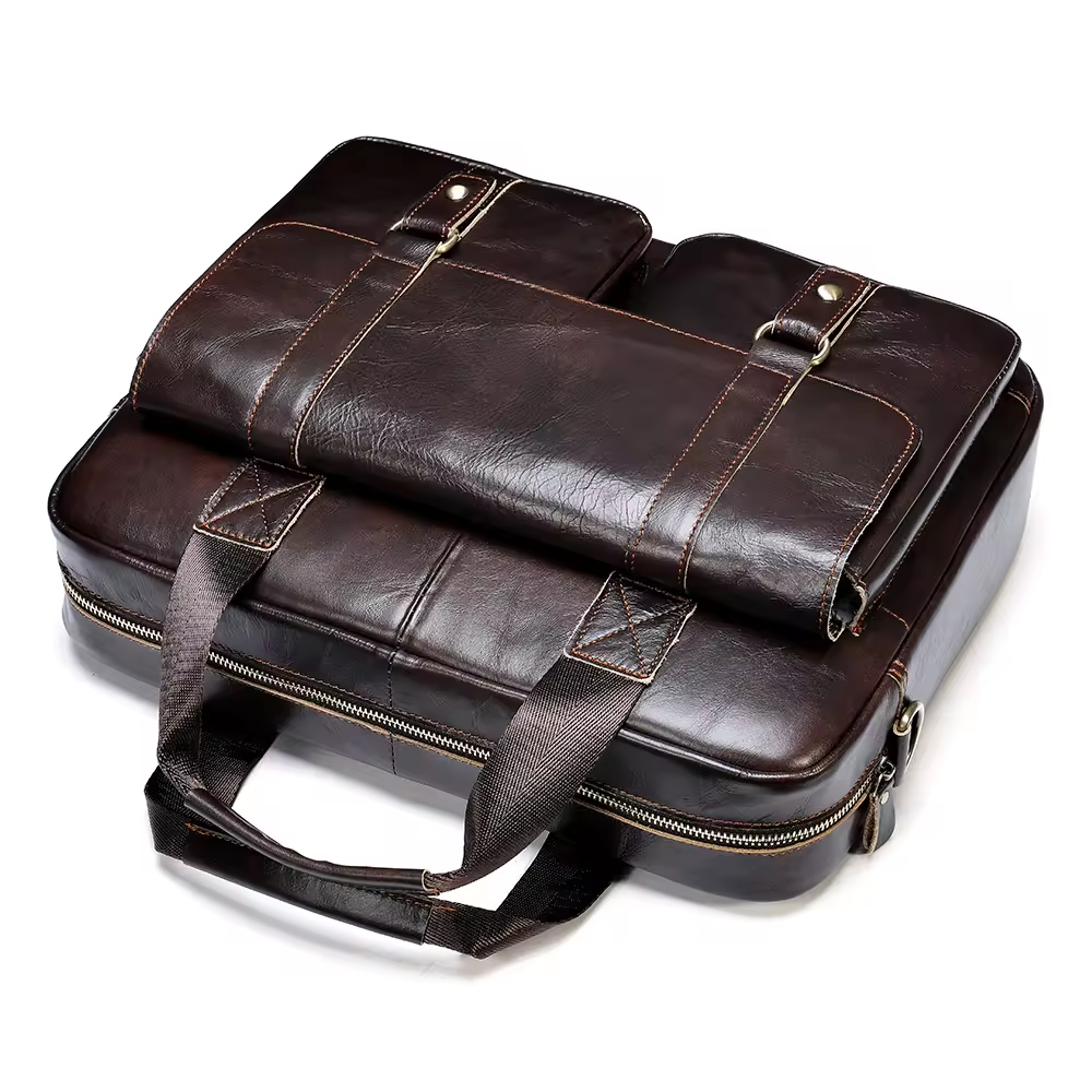 Leather Laptop Briefcase