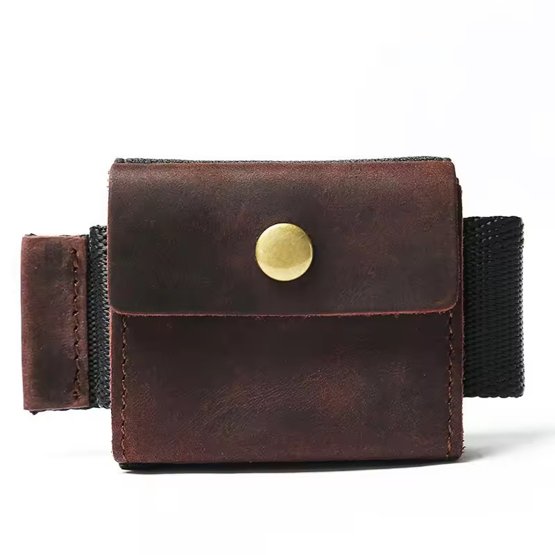 Leather coin purse