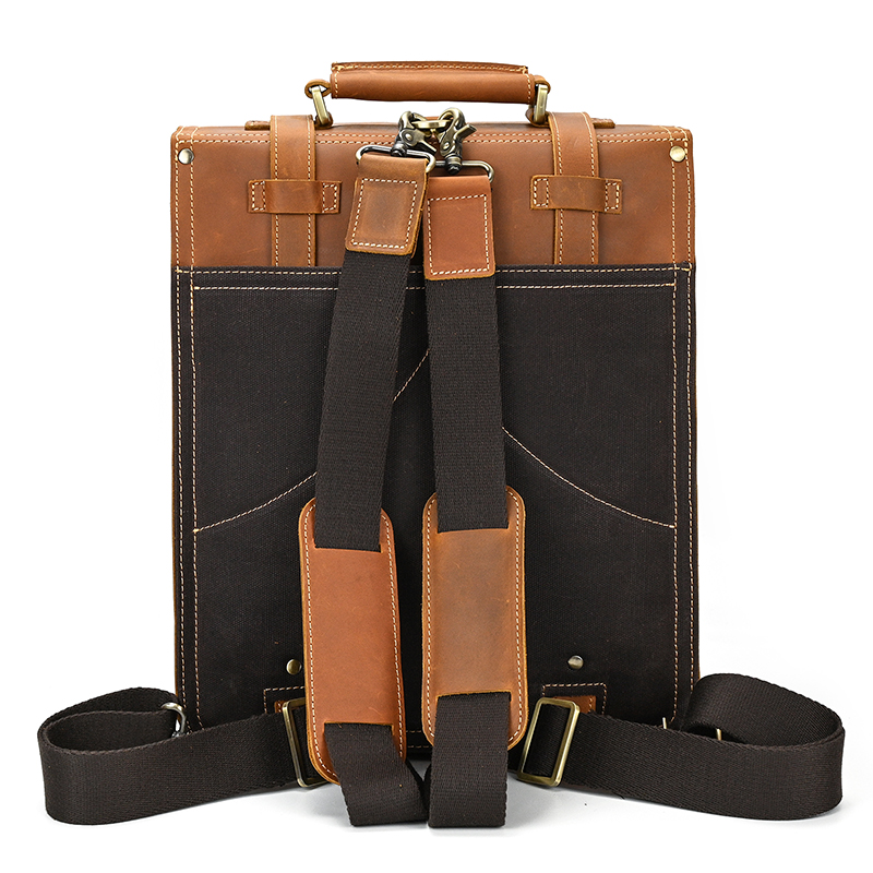 Leather Laptop Backpack