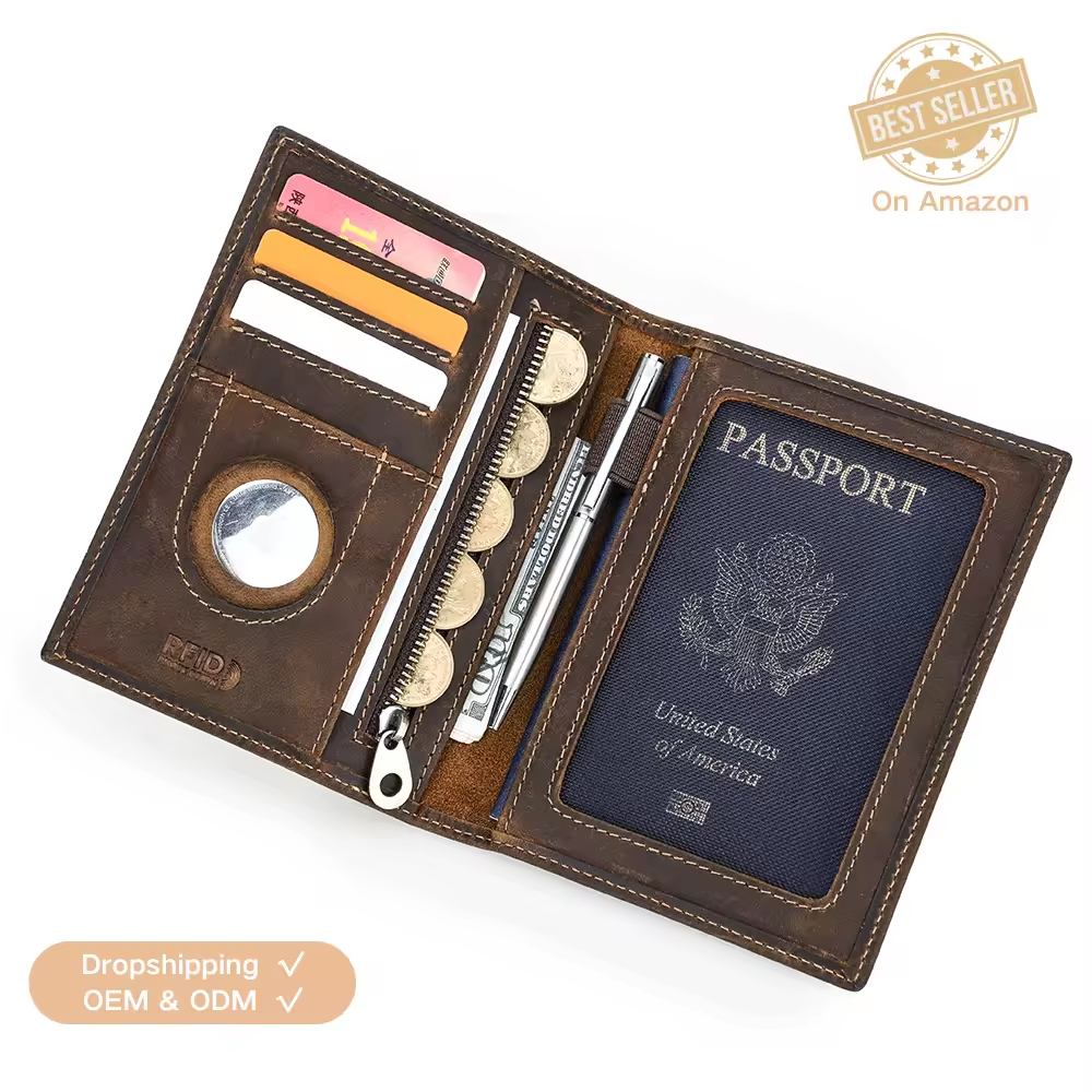 Leather Passport Wallet