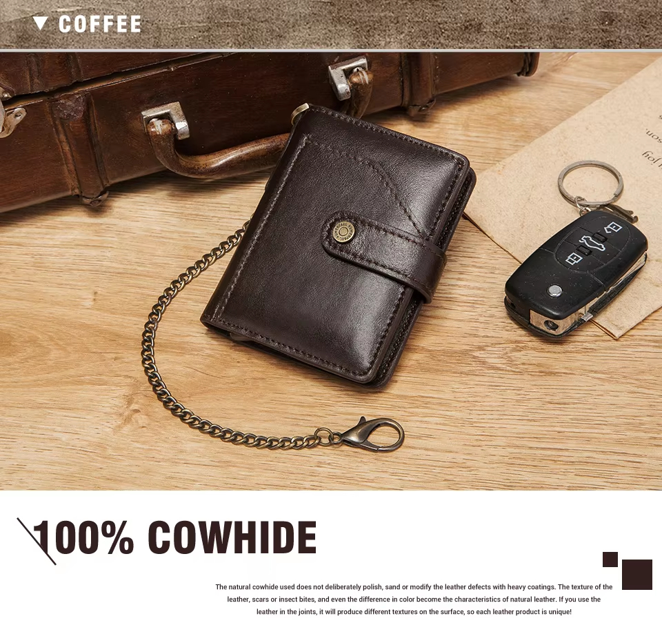 High Capacity Leather Wallet card holder