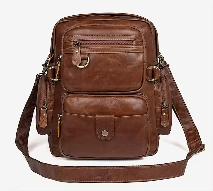 Vintage Leather Backpack