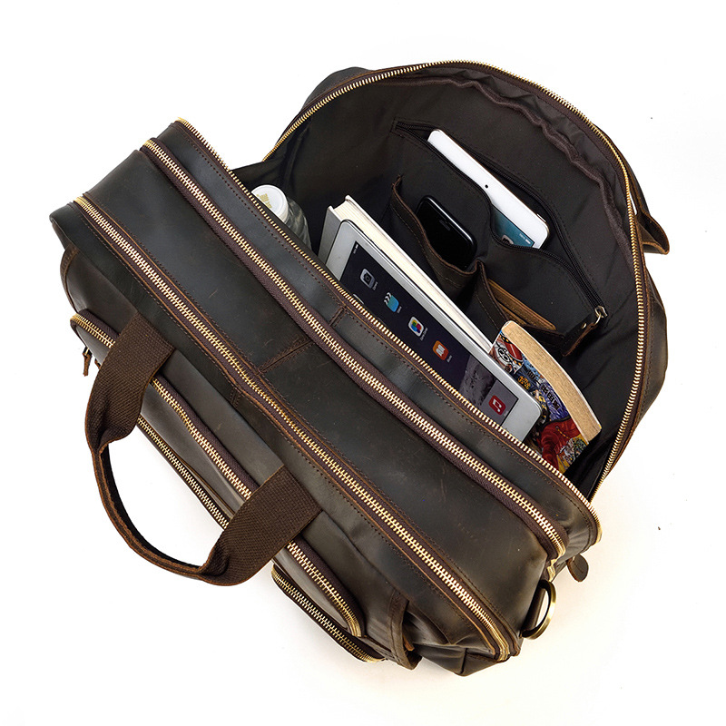 Leather Laptop Briefcase