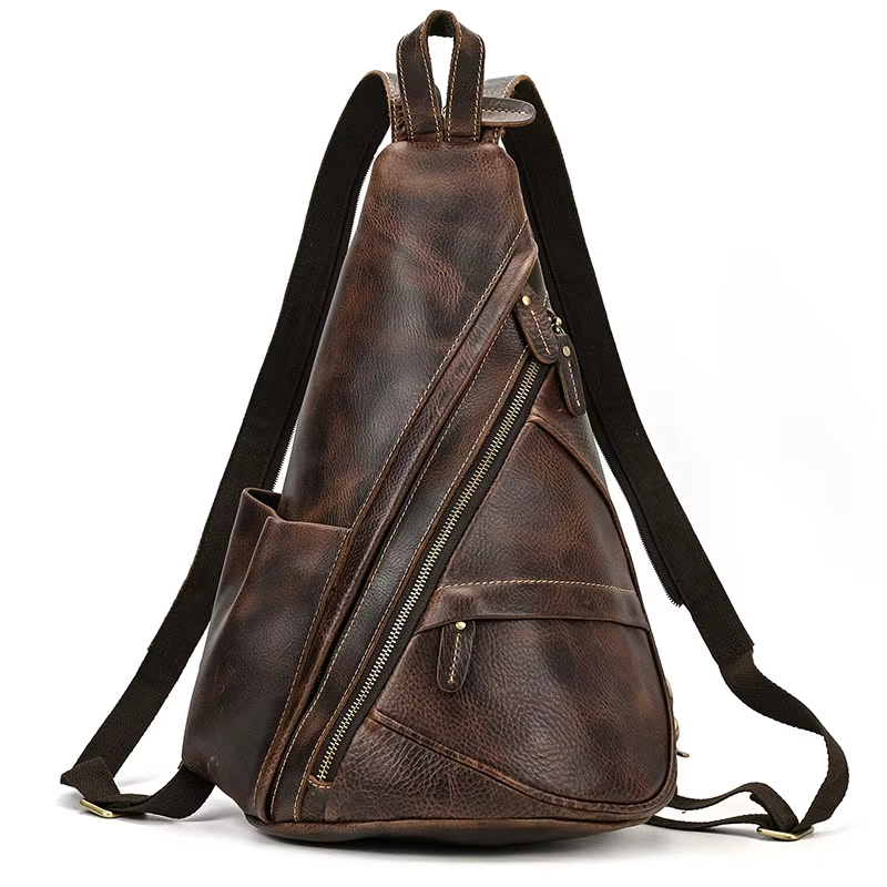 Vintage Leather Sling Bag