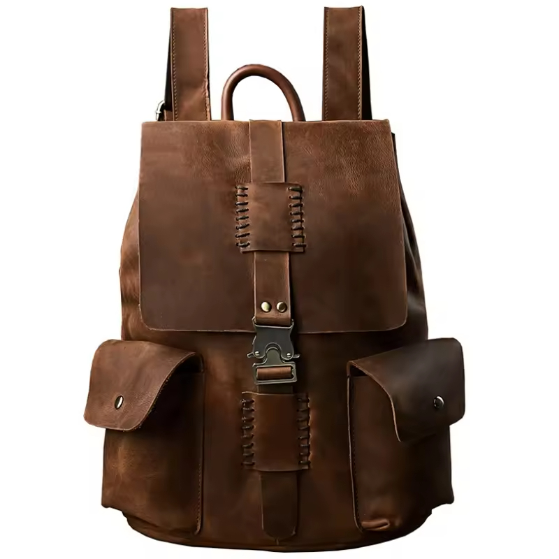 Vintage Leather Backpack