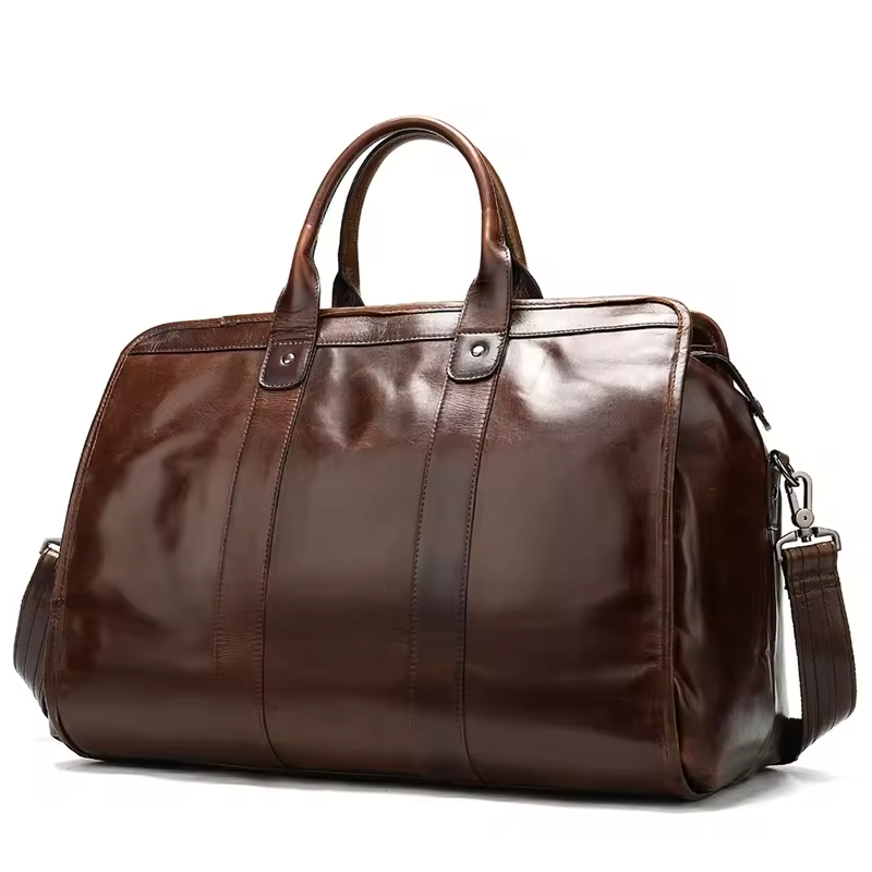 Leather Travel Shoulder Bag