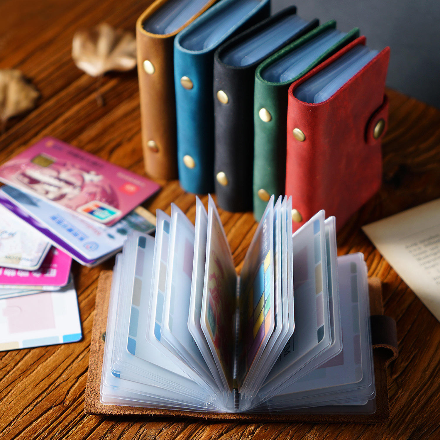 Leather Card Holder Wallet