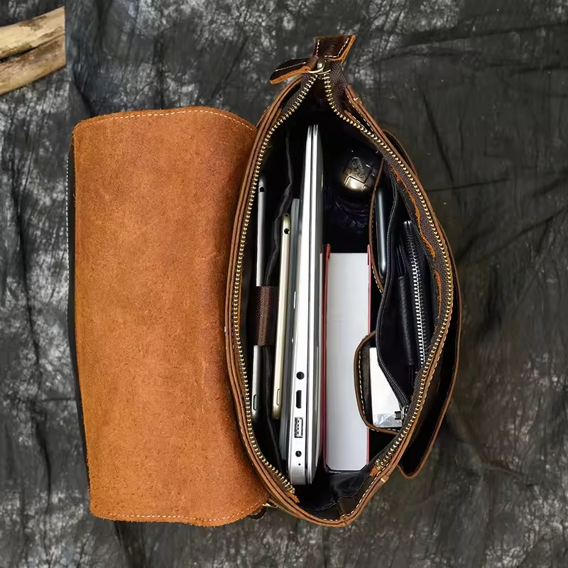 Vintage Leather Backpack