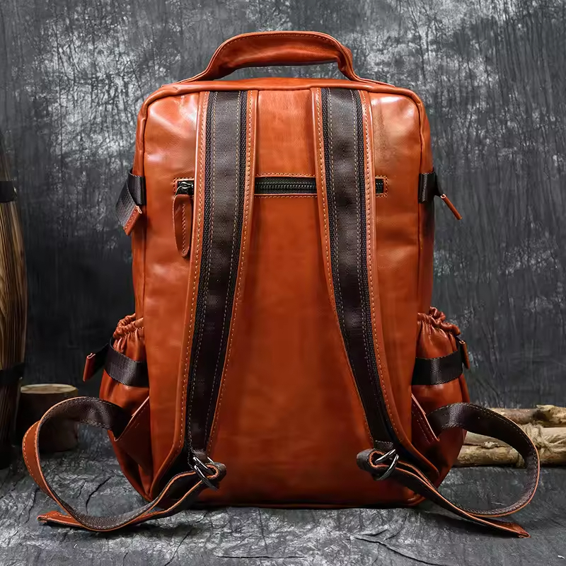 Vintage Leather Backpack