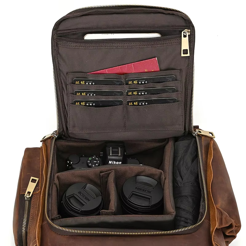 Vintage Leather Backpack