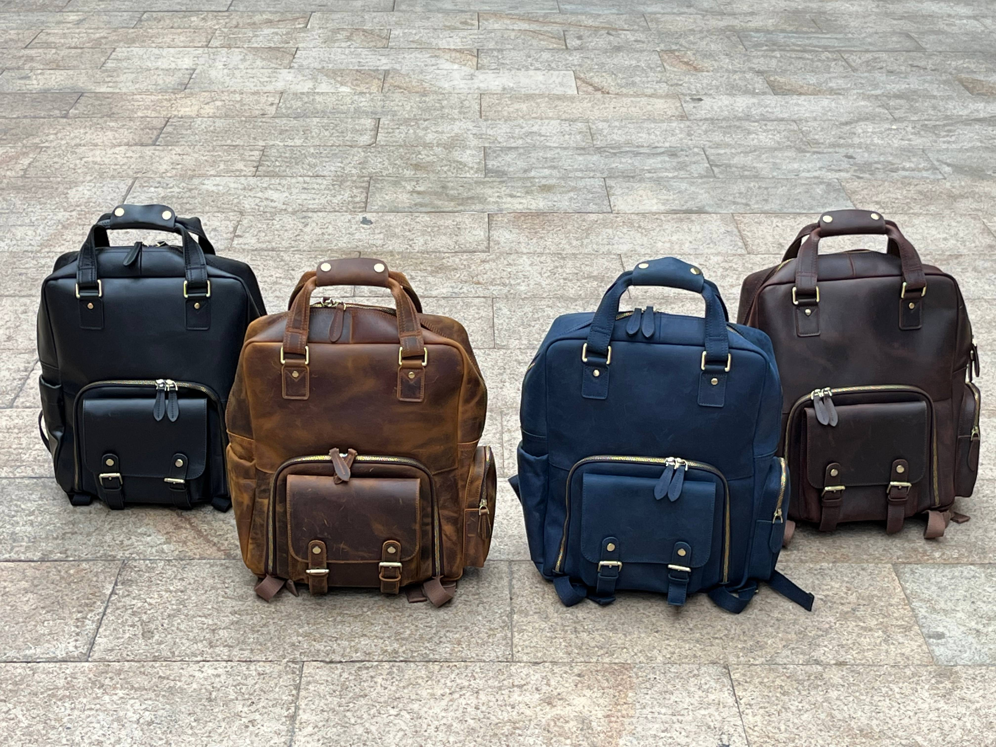 Vintage Leather Backpack