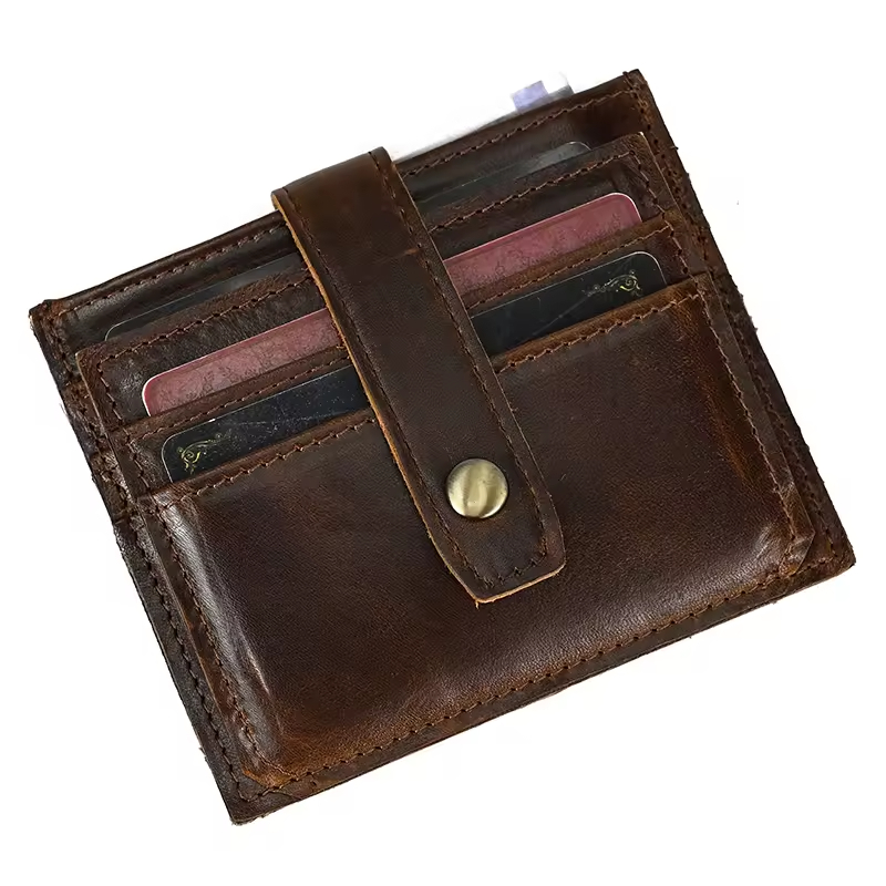 Leather Card Holder Wallet