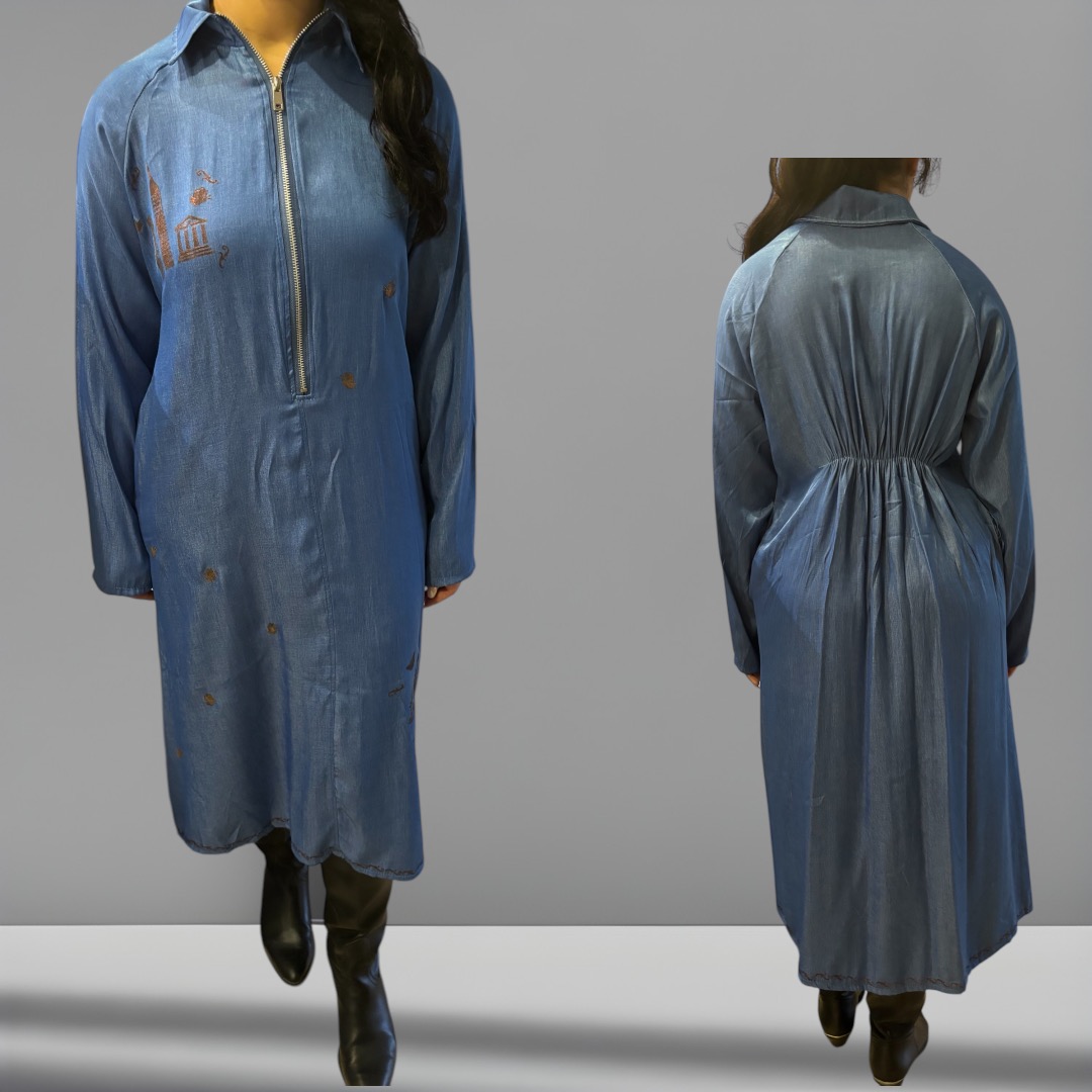 Robe longue en jean Taille 38