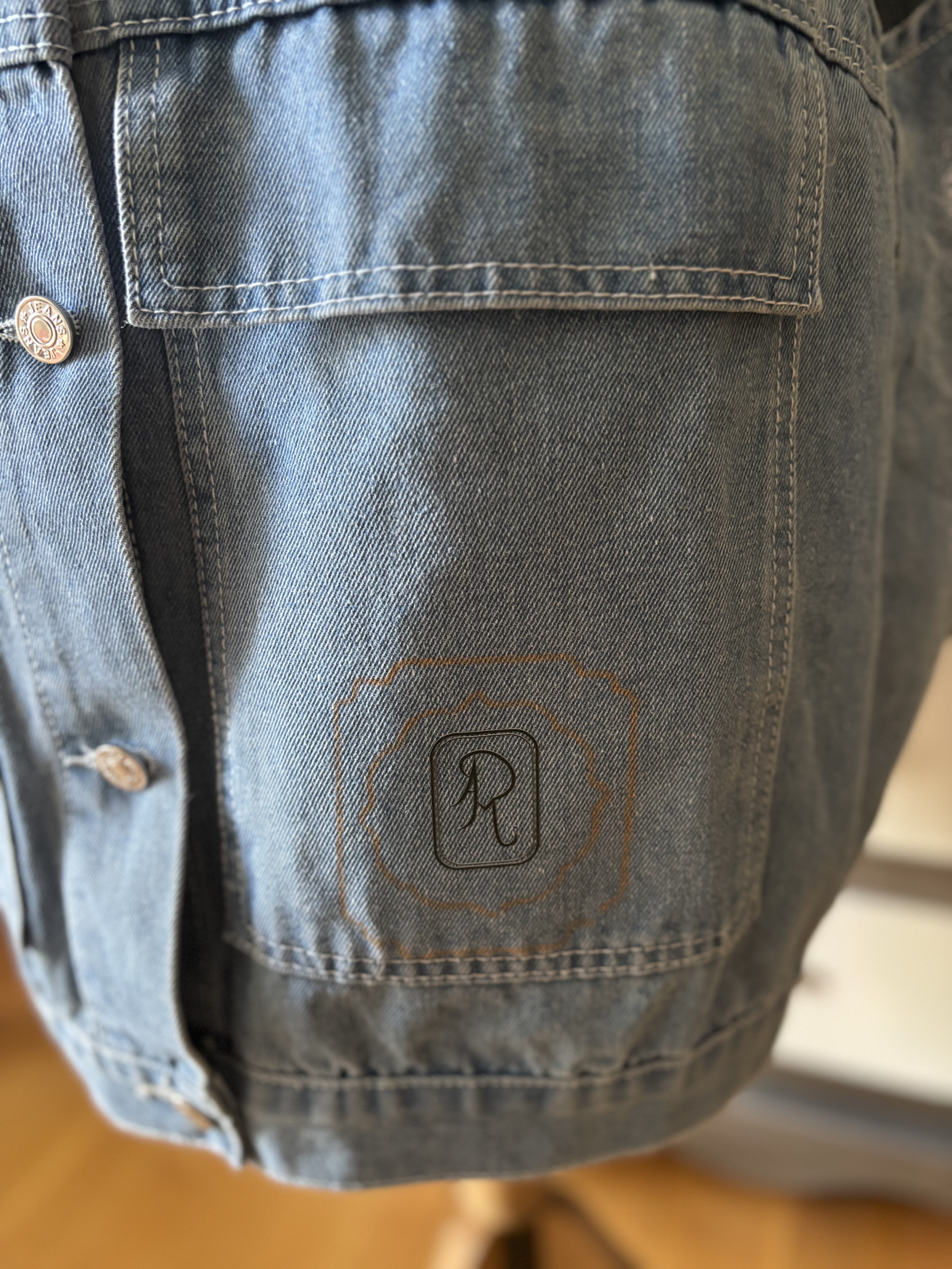 Gilet en jean sans manches