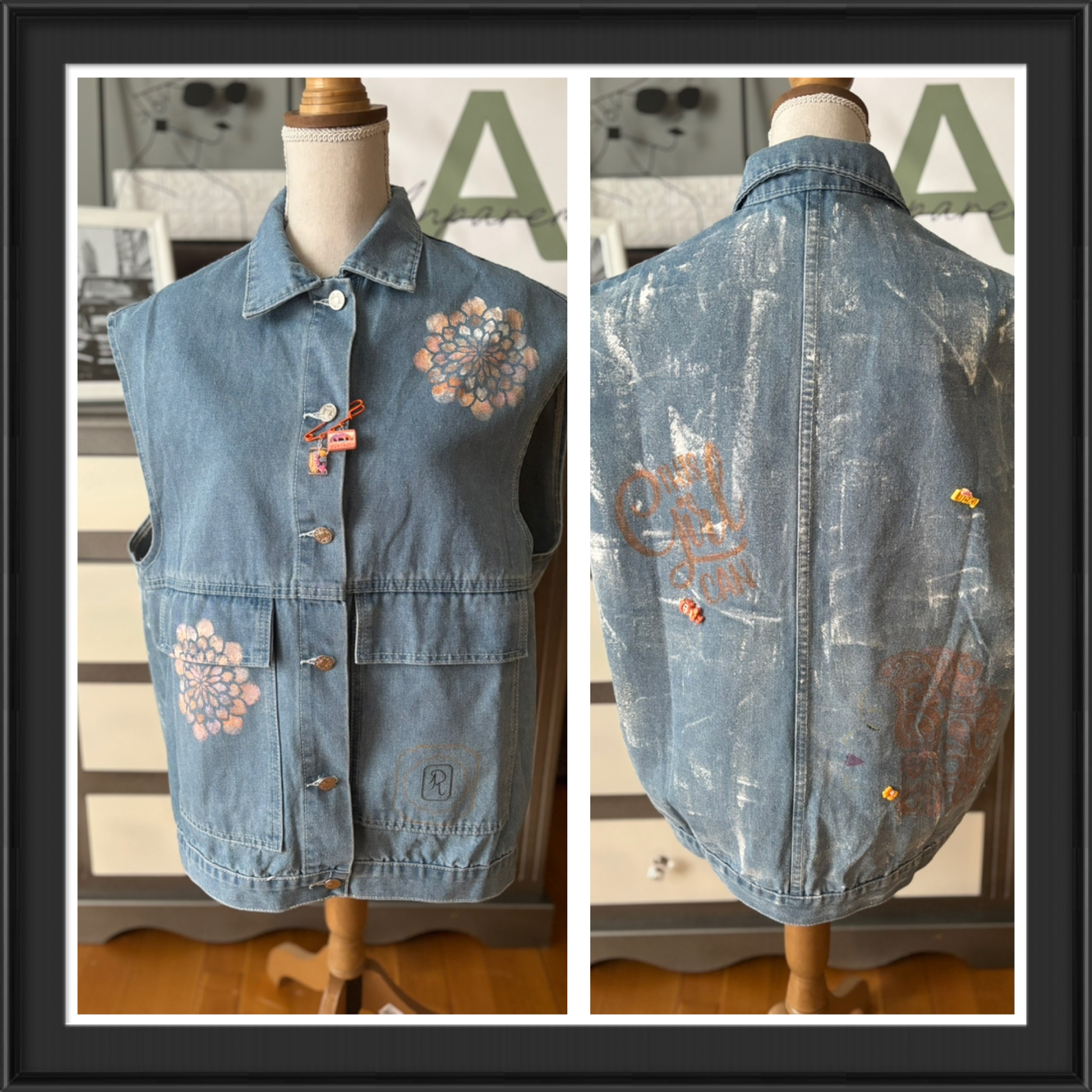 Gilet en jean sans manches