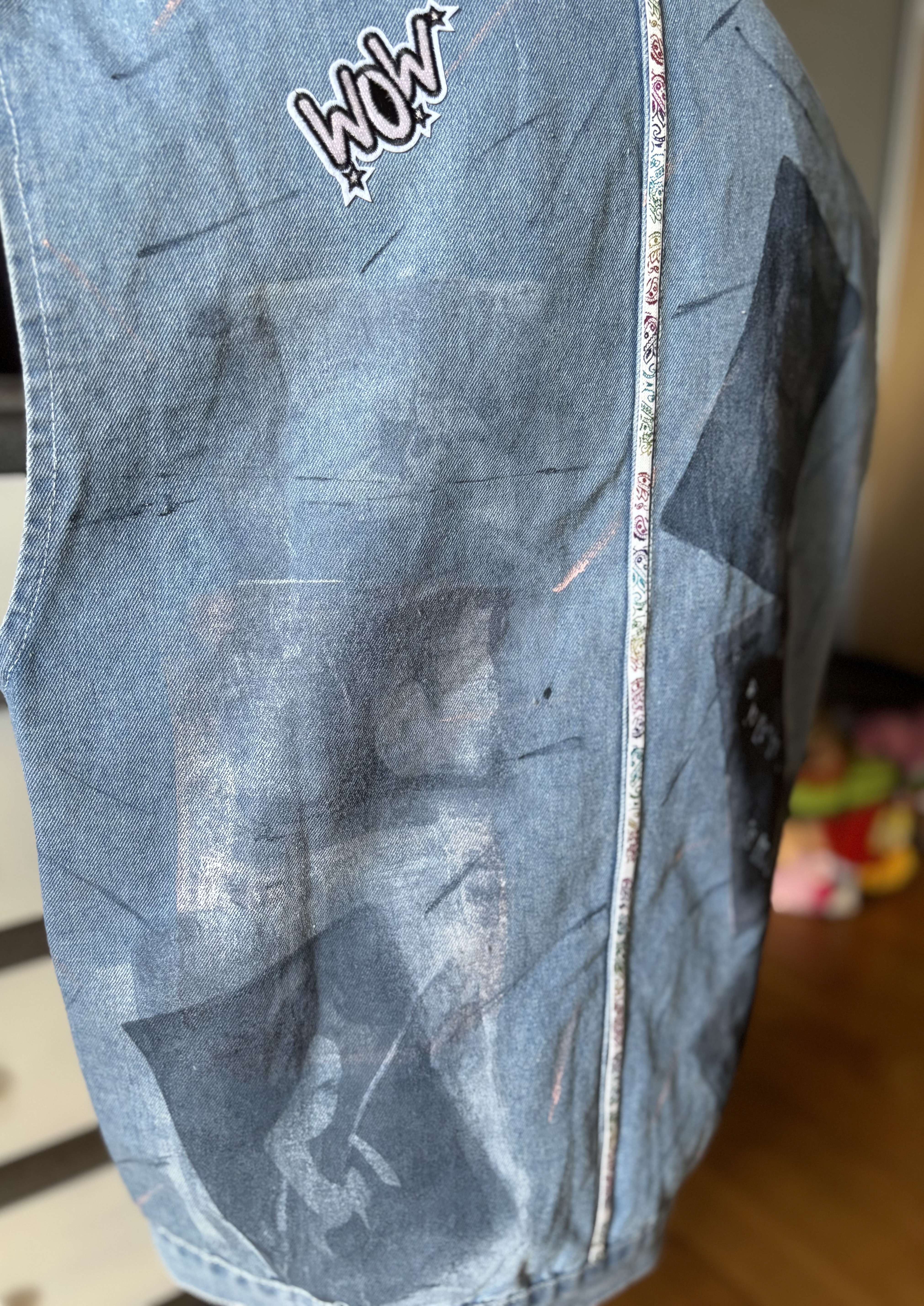 Gilet en jean sans manches