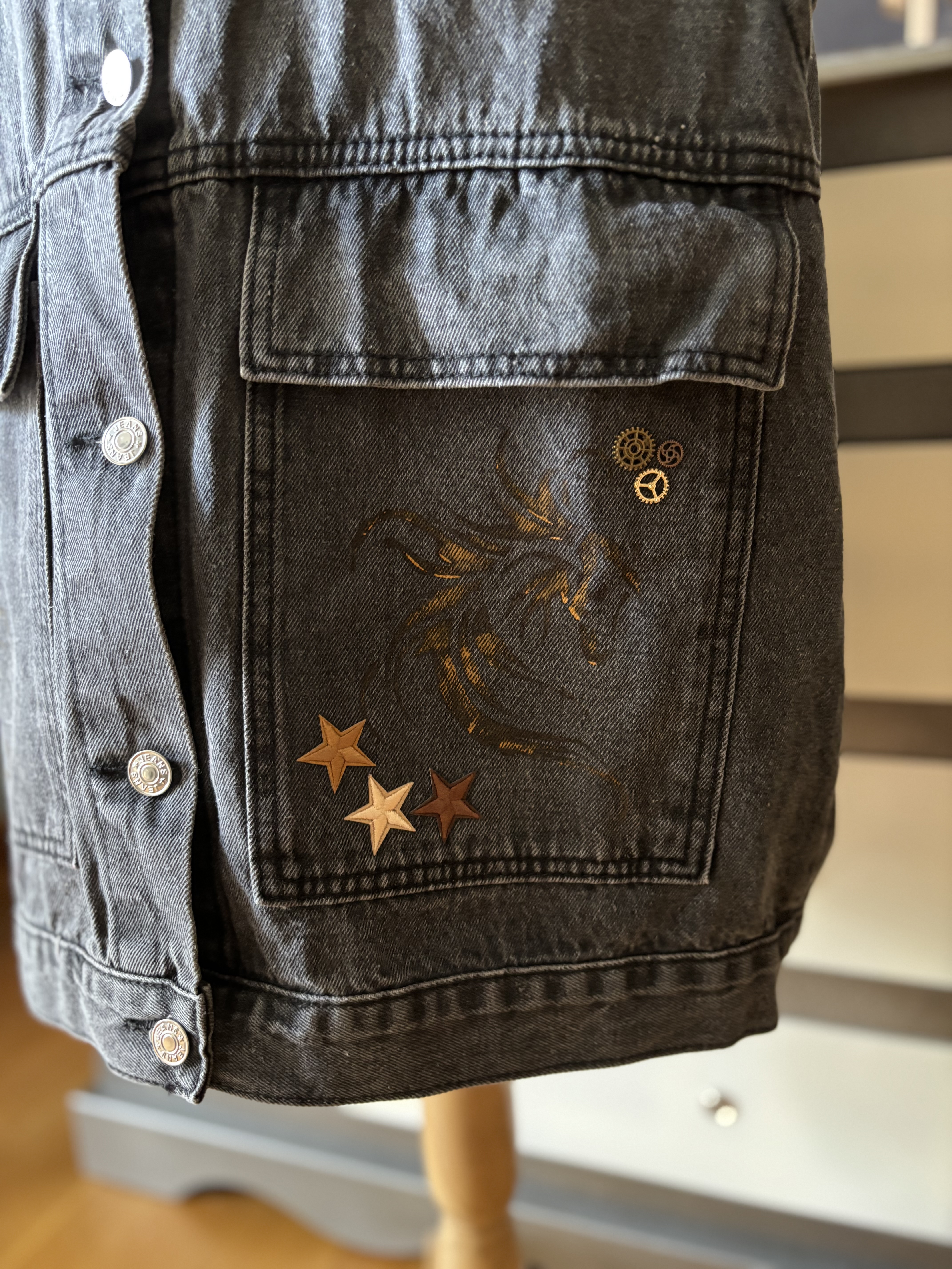 Gilet en jeans sans manches