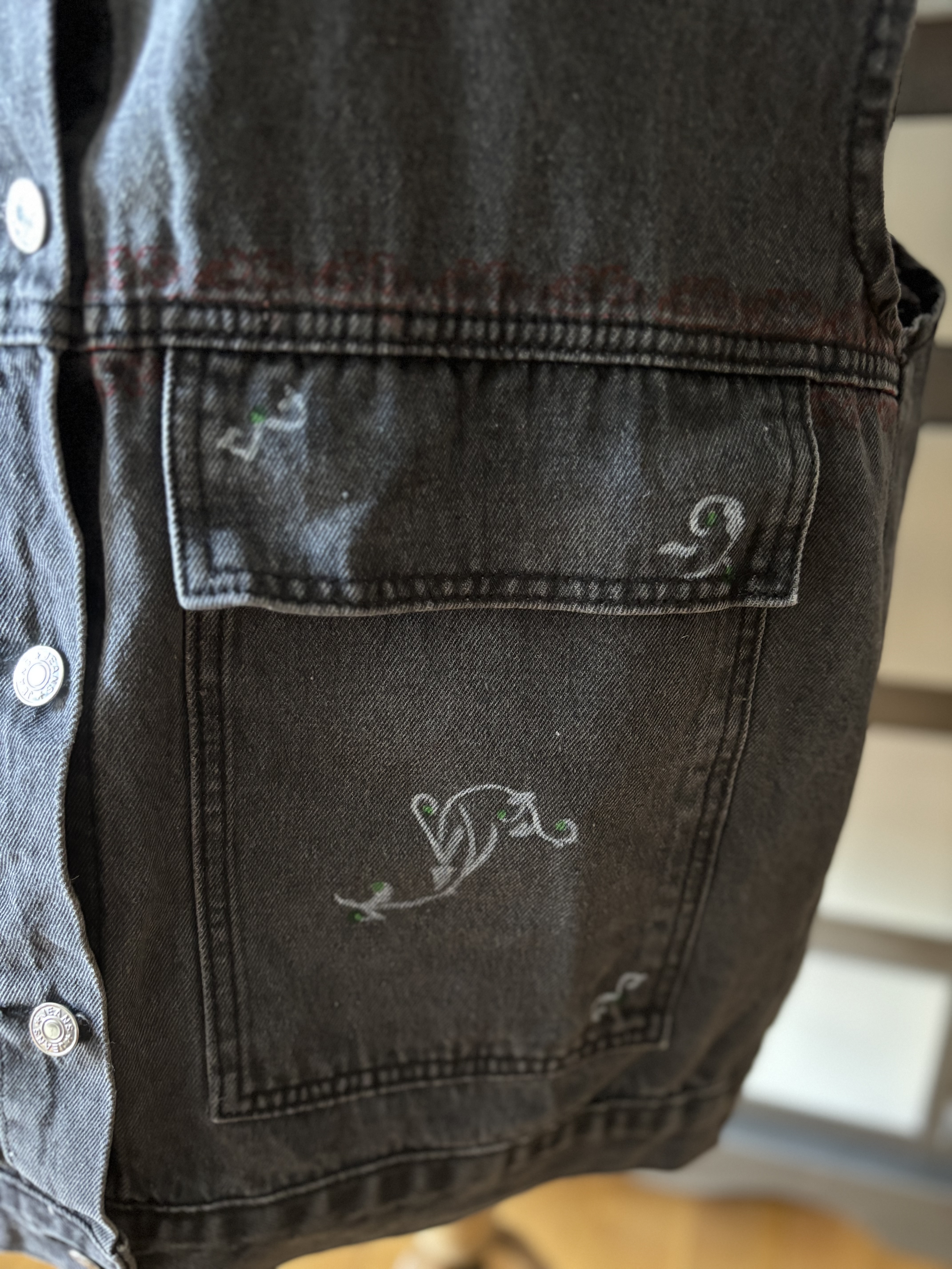Gilet en jeans sans manches