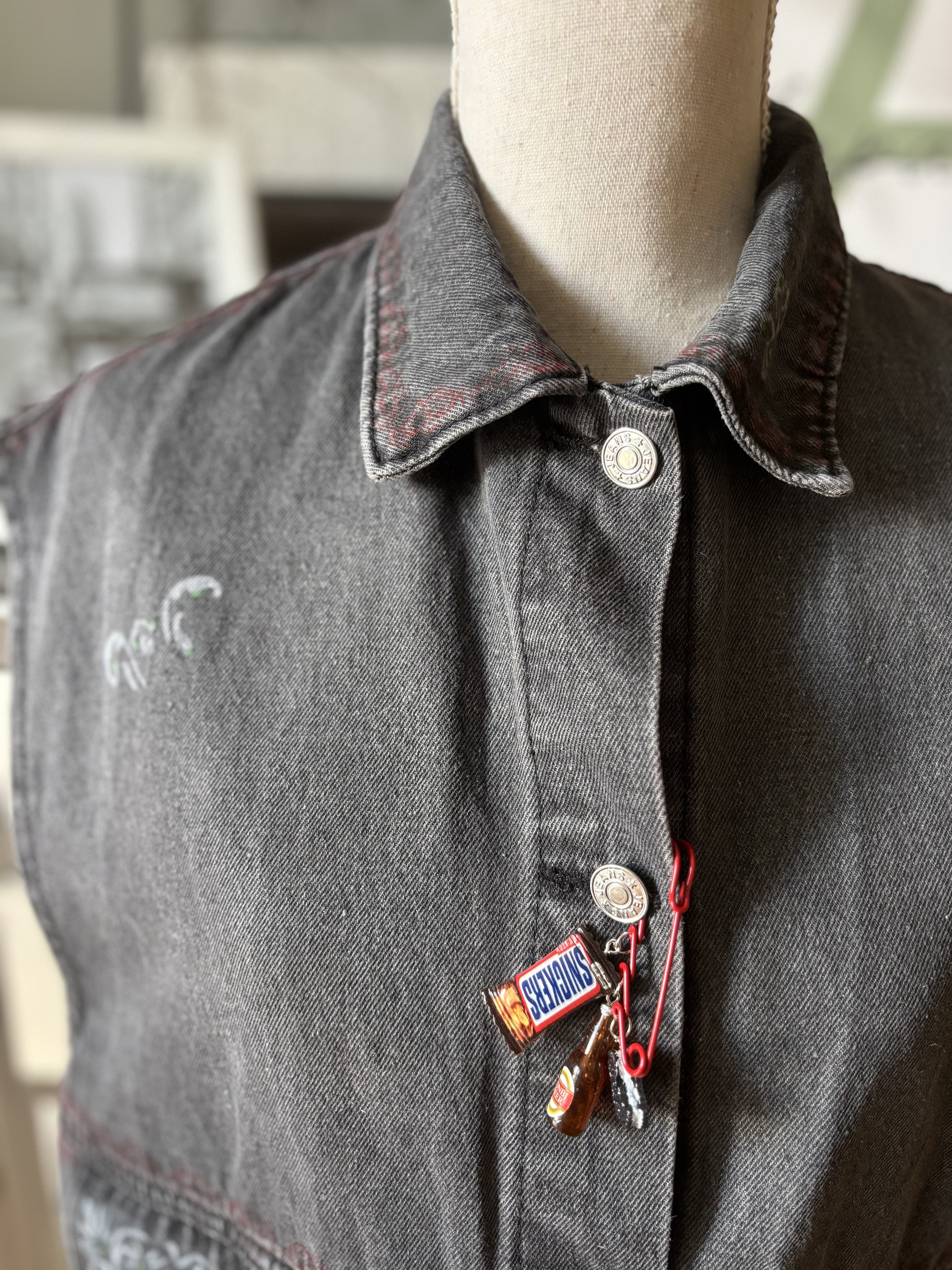 Gilet en jeans sans manches
