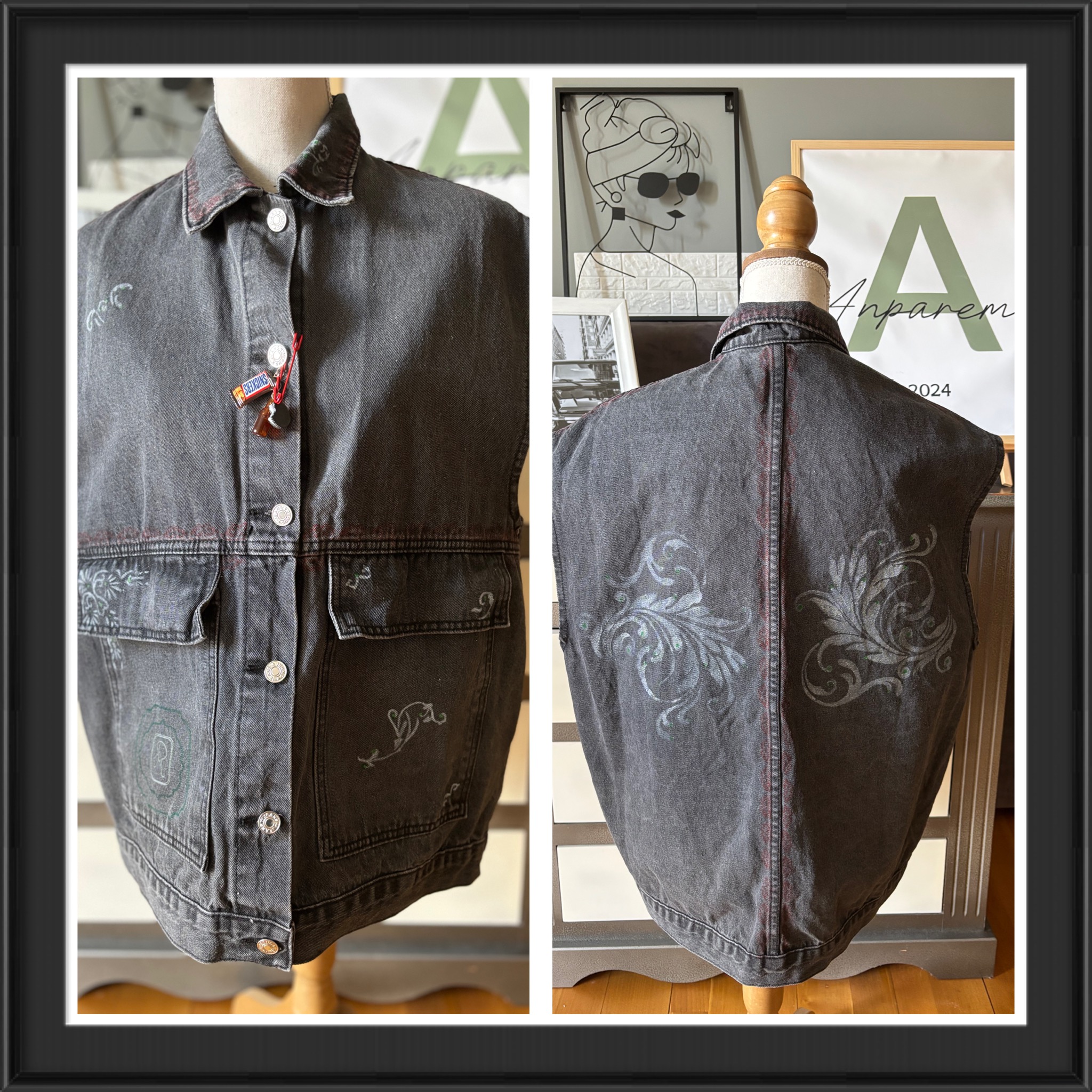 Gilet en jeans sans manches