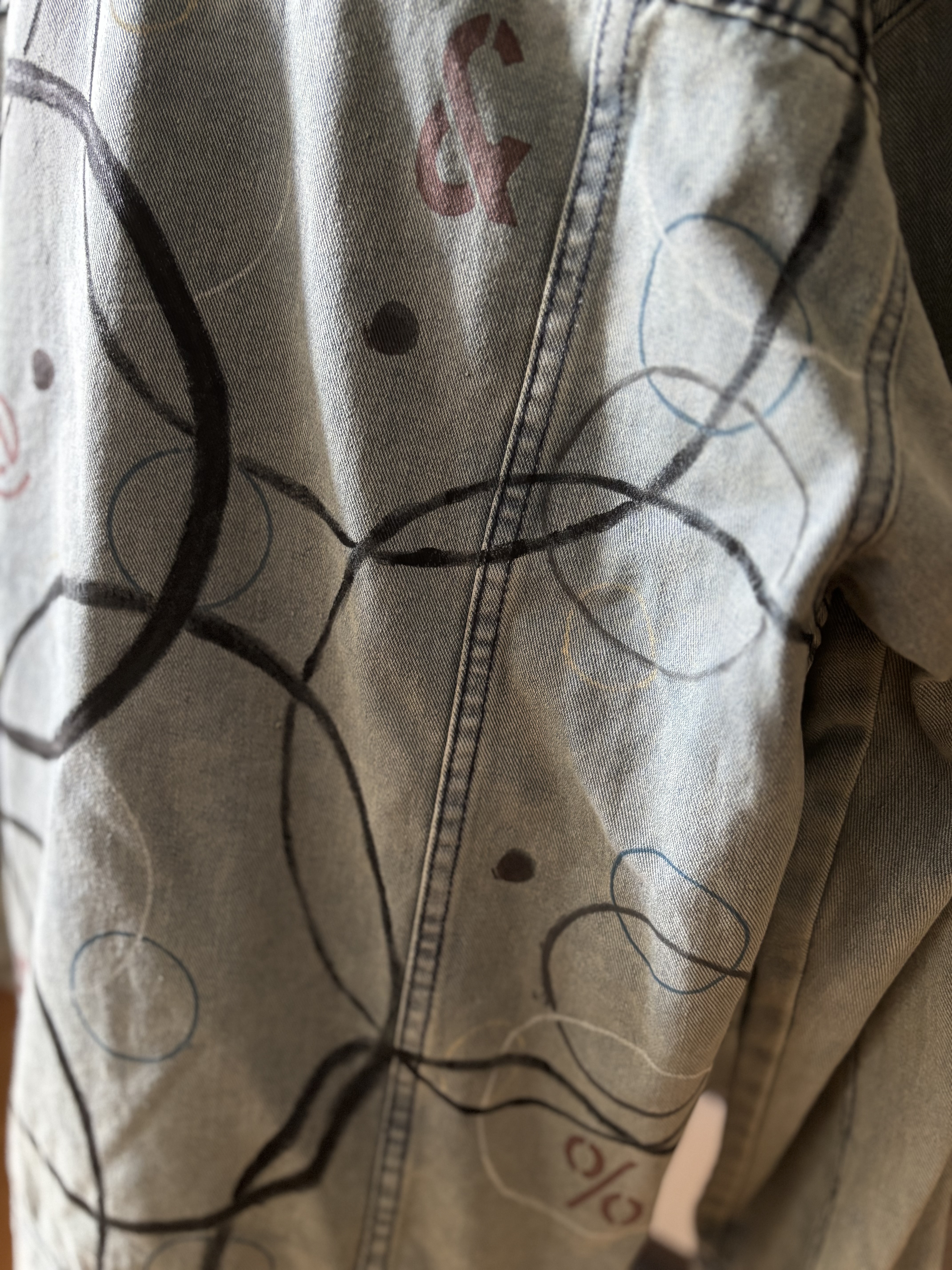 Sweat à capuche en jean