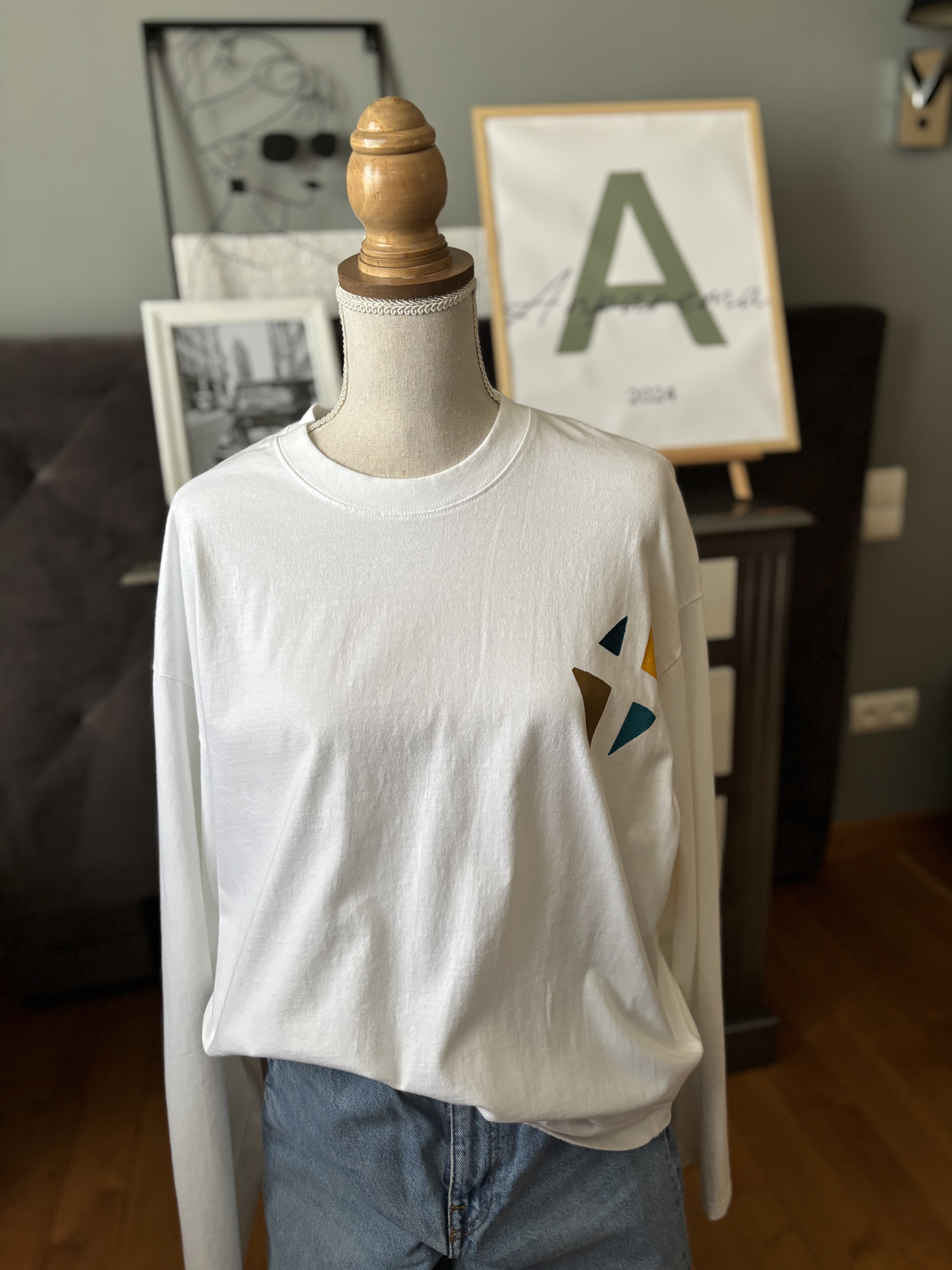T-shirt  mixte à manches longues
