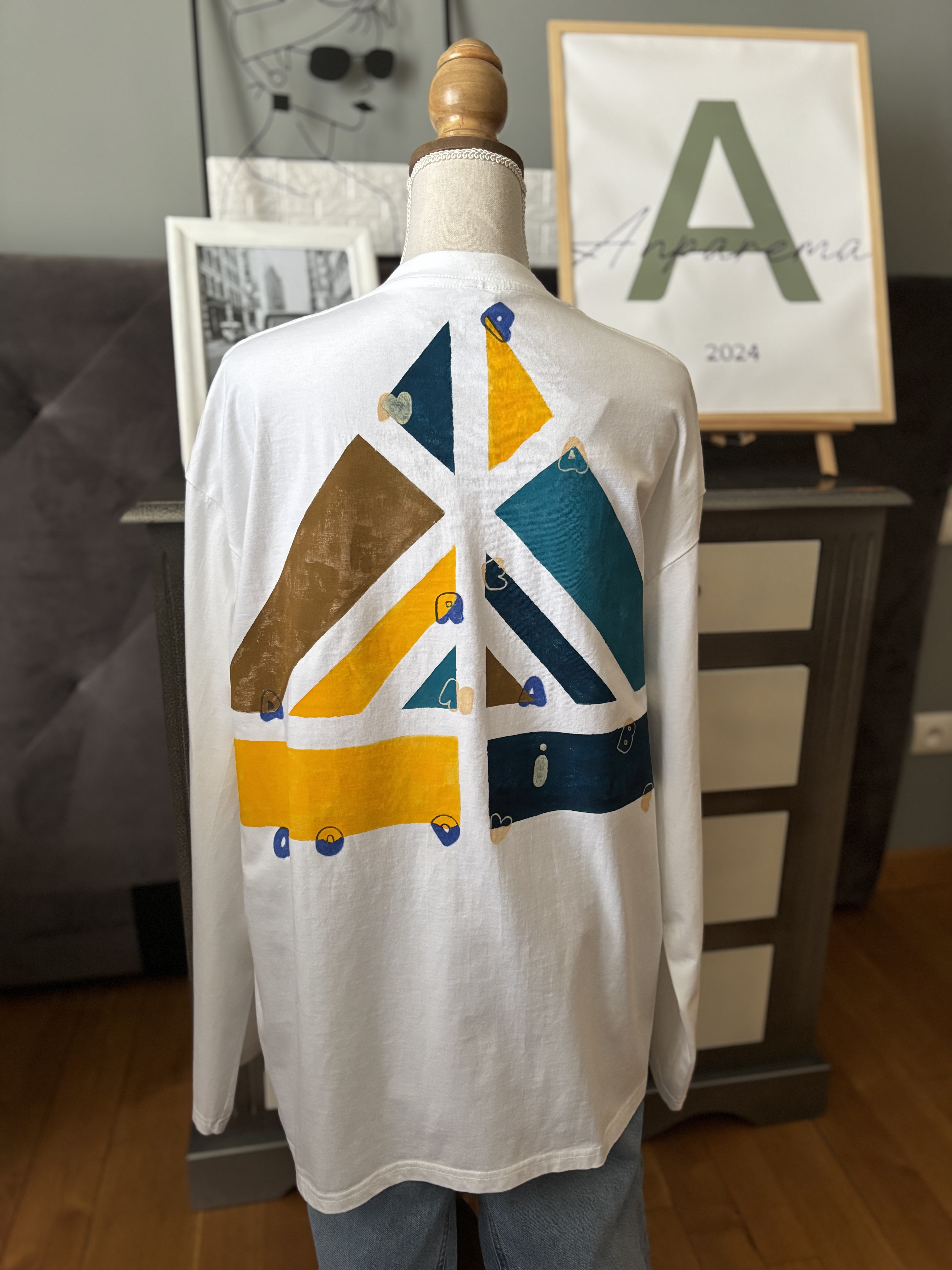 T-shirt  mixte à manches longues