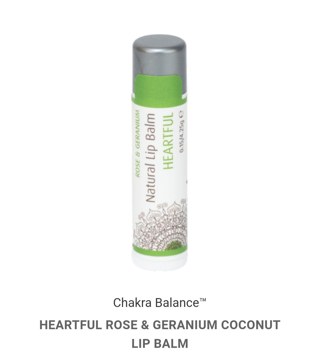 Heartful Rose & Geranium Coconut Lip Balm
