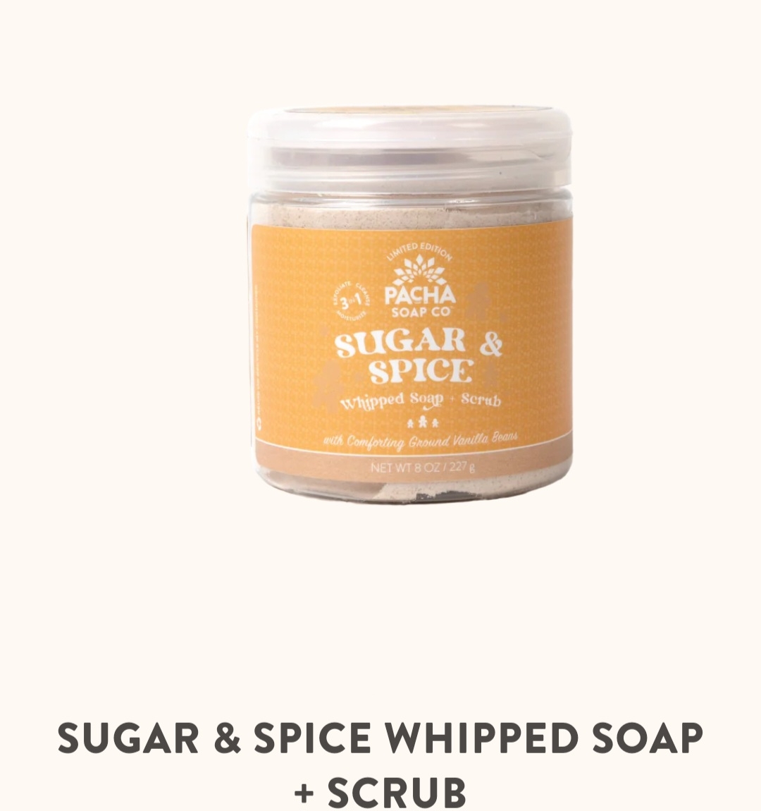 Sugar & Spice Whipped Soap & Scrub