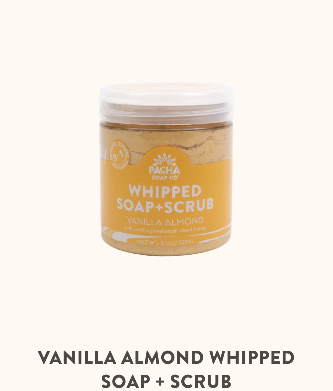 Vanilla Almond Whipped Soap & Scrub