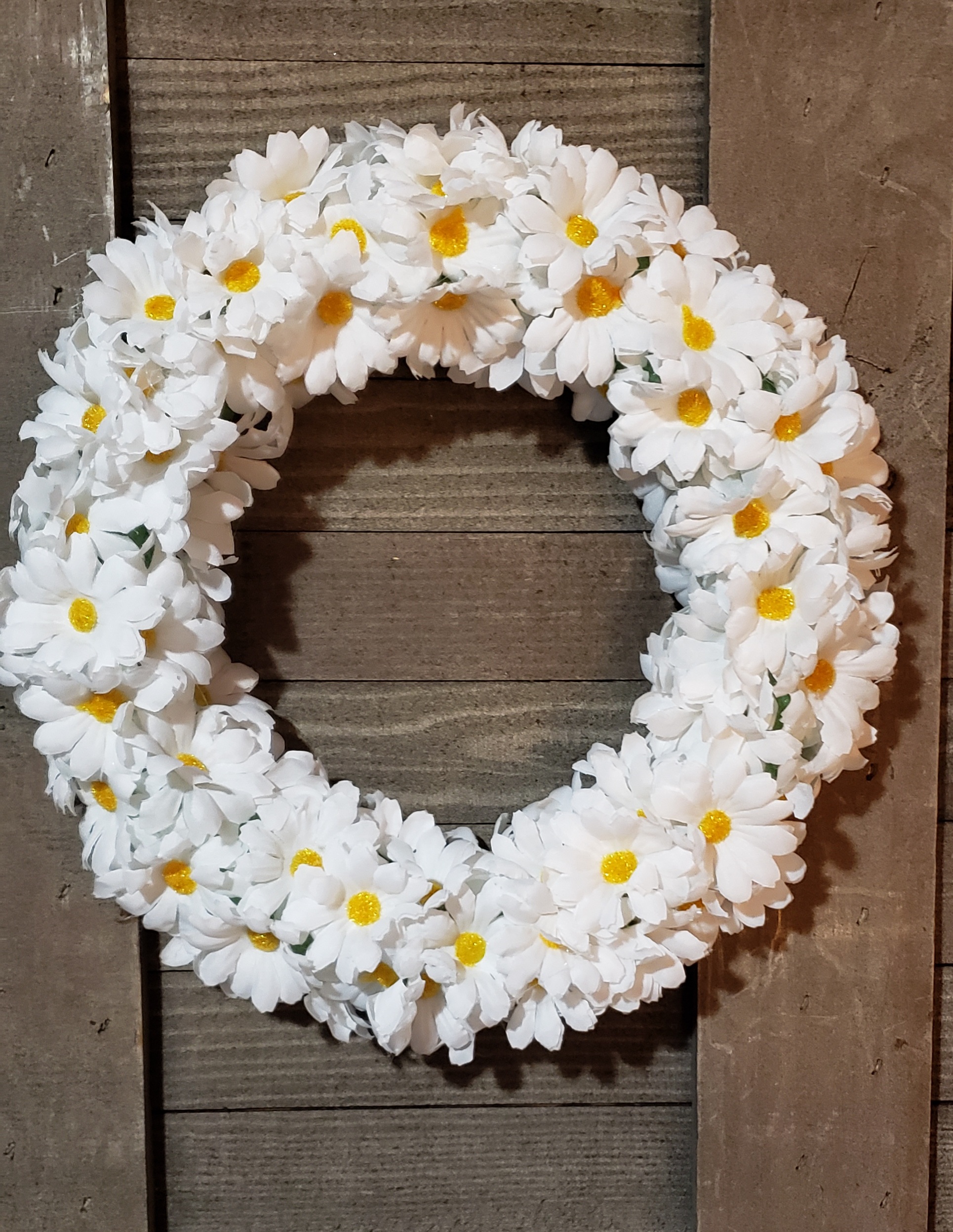 Handcrafted Daisy Wreath