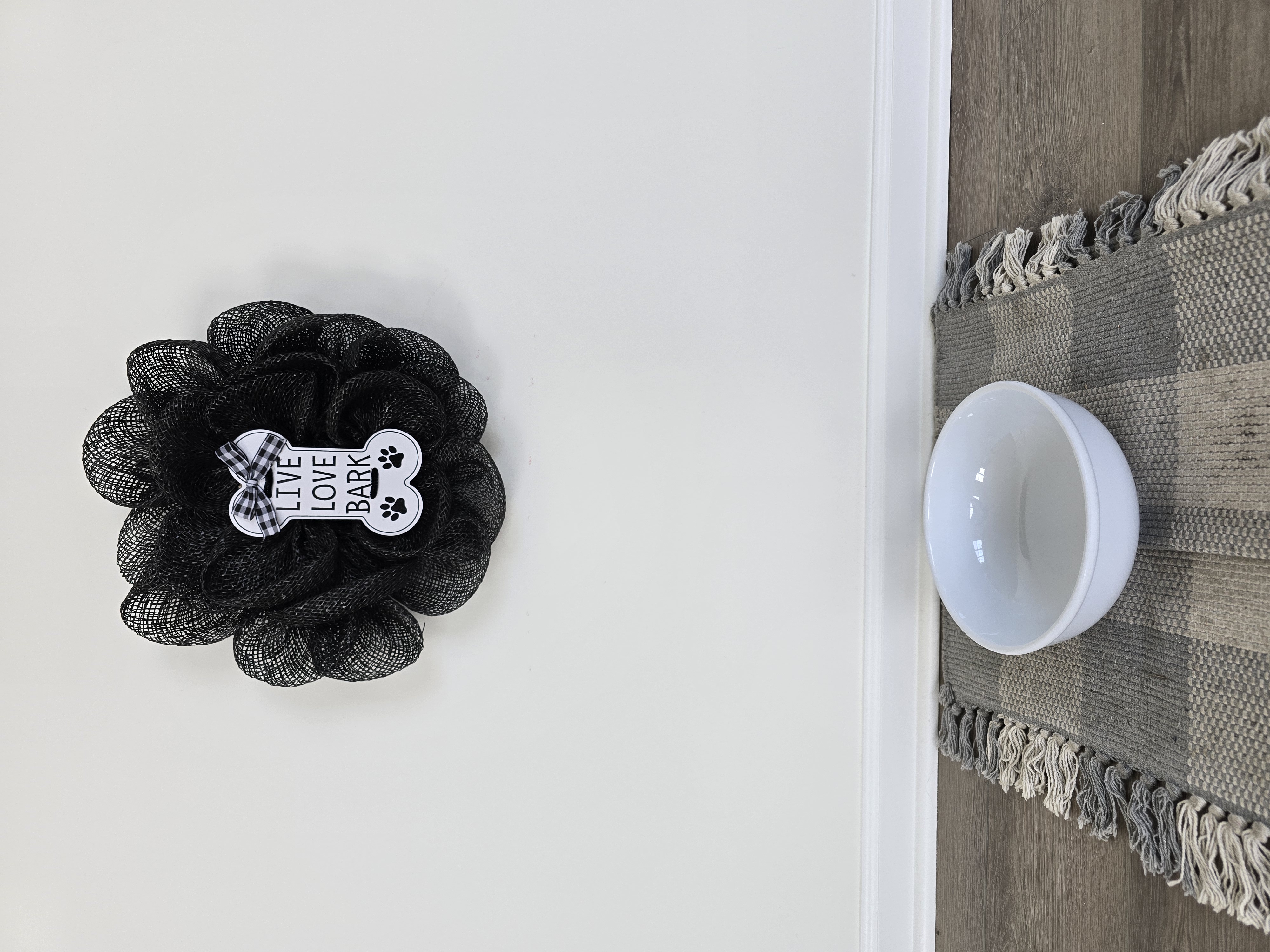 Decorative Dog-Themed Wreath