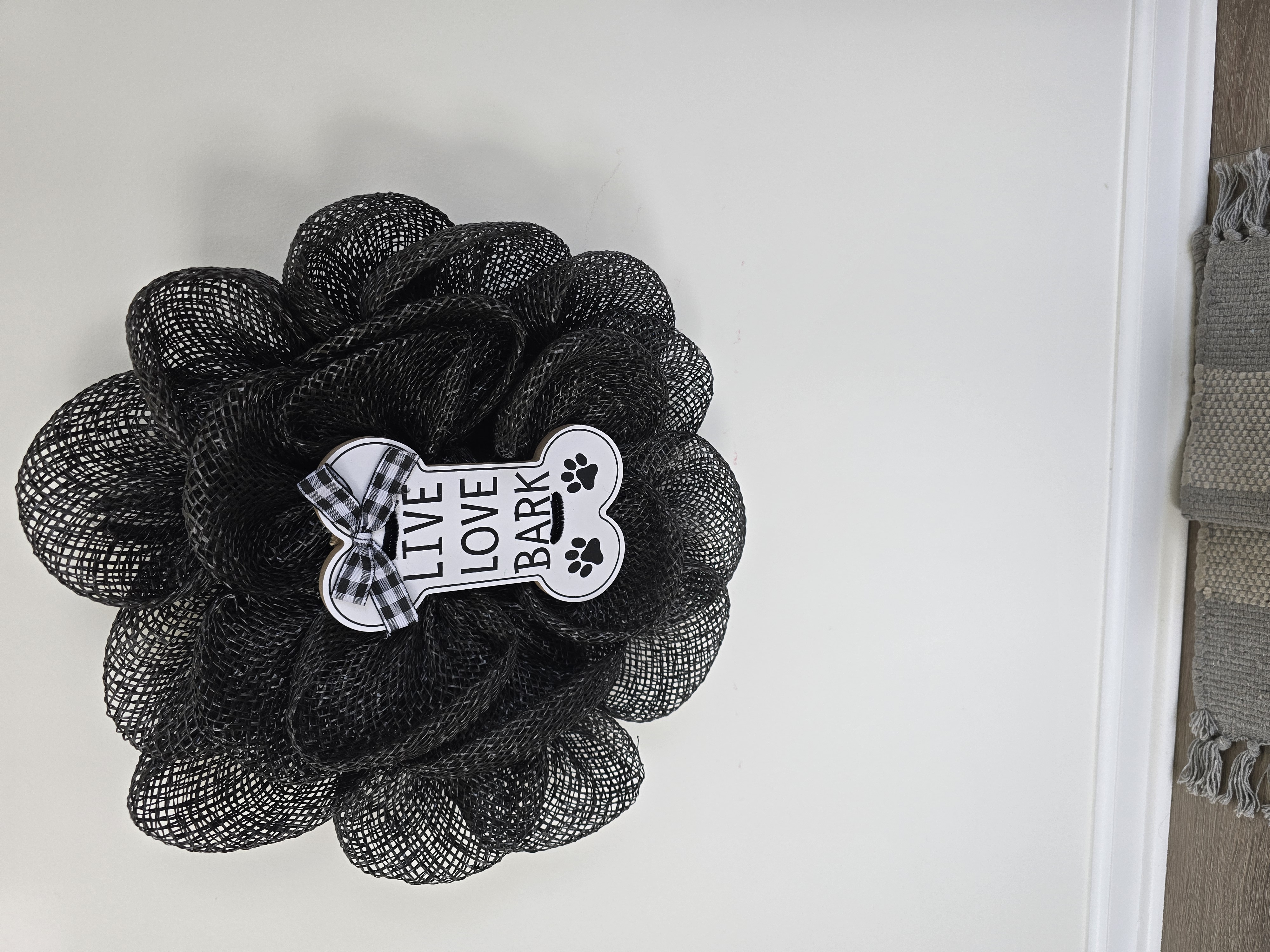 Decorative Dog-Themed Wreath