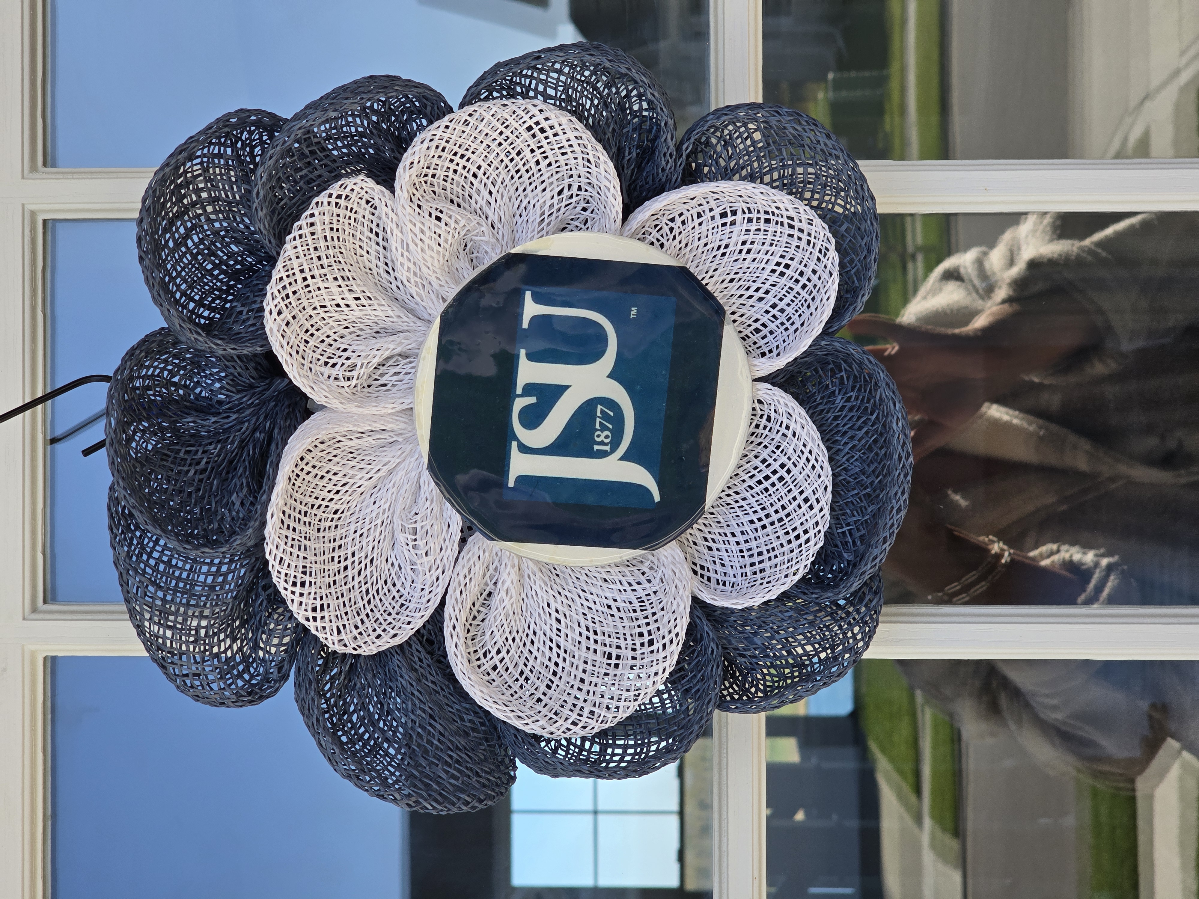 JSU "The I Love" Decorative Mesh Wreath