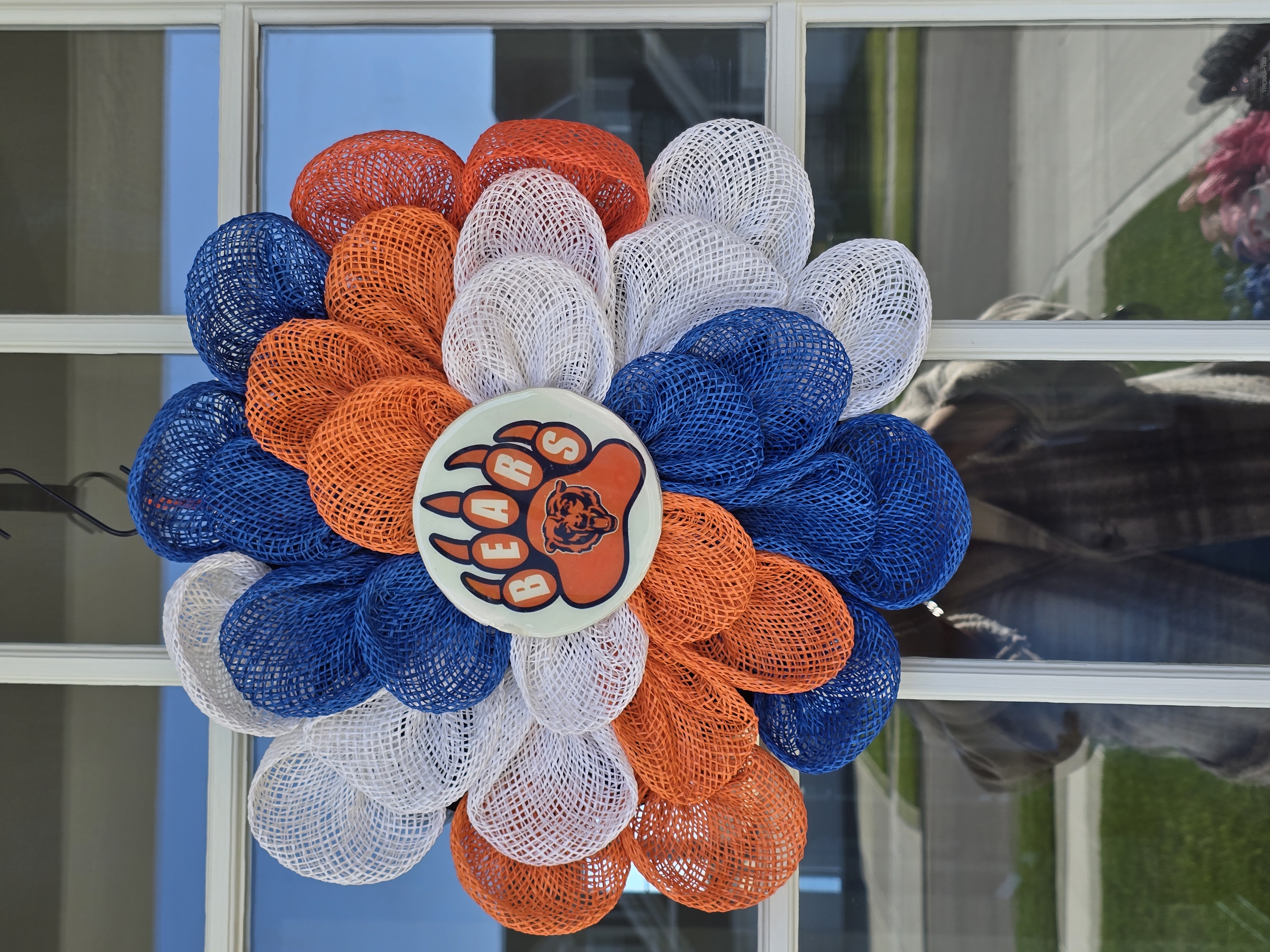 Bears Team Claw Mesh Wreath