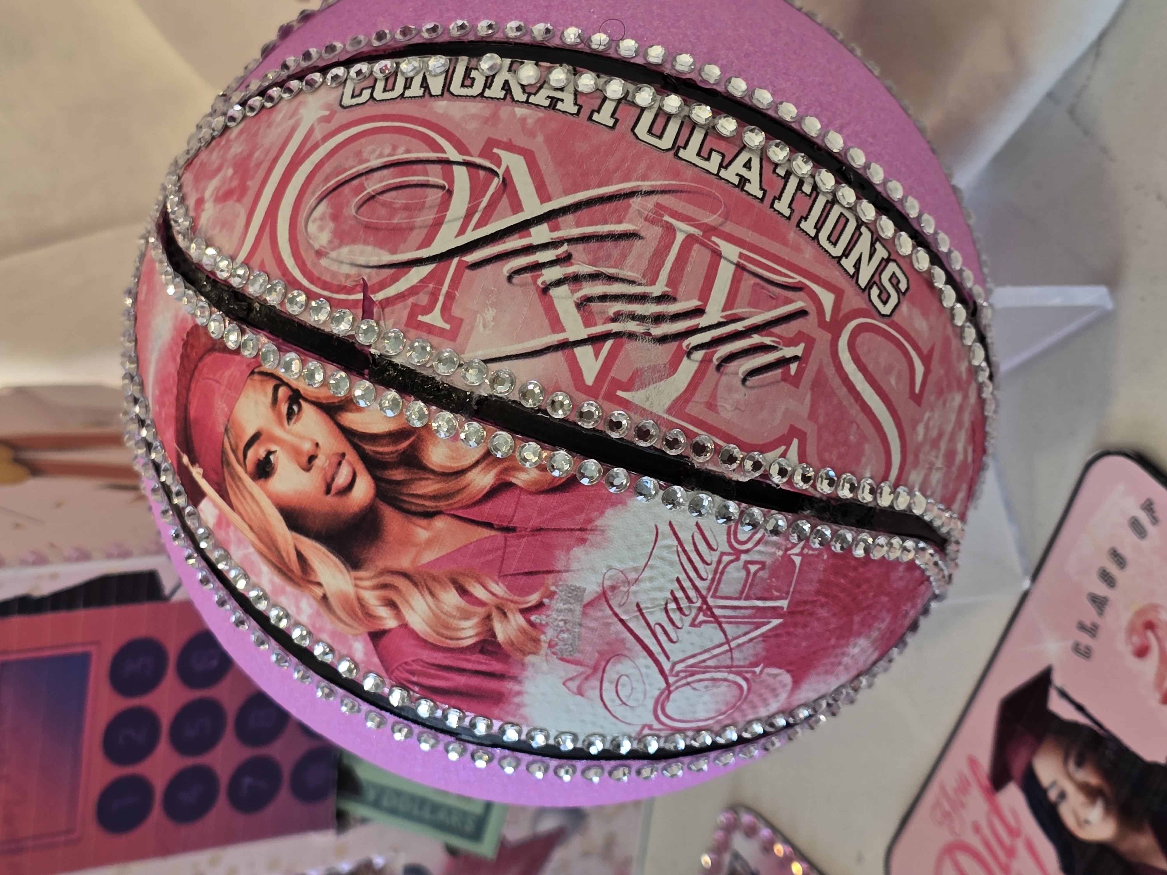 Custom Mini Graduation Basketball  