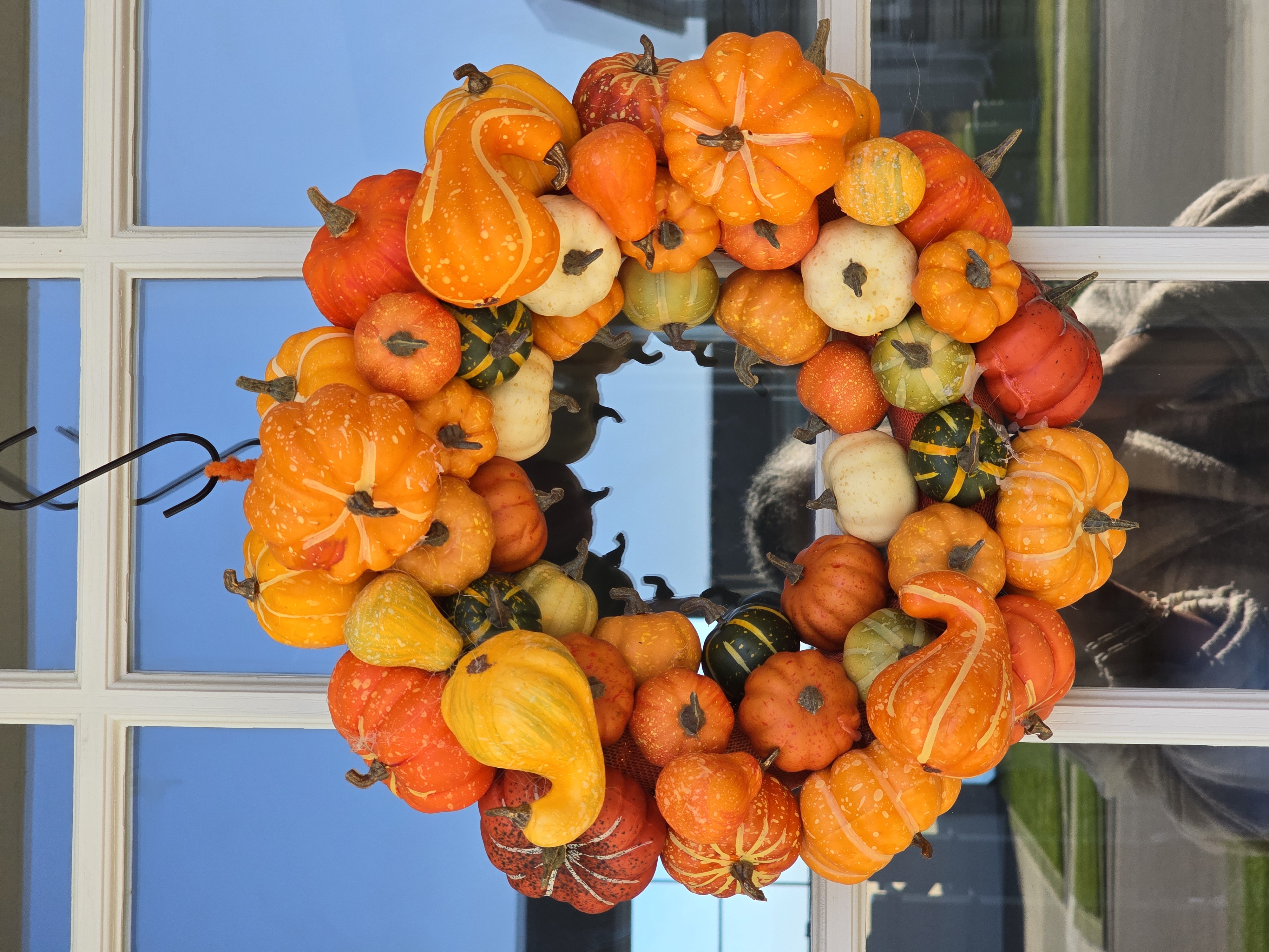 Autumn Decorative Pumpkin and Gourd Wreath