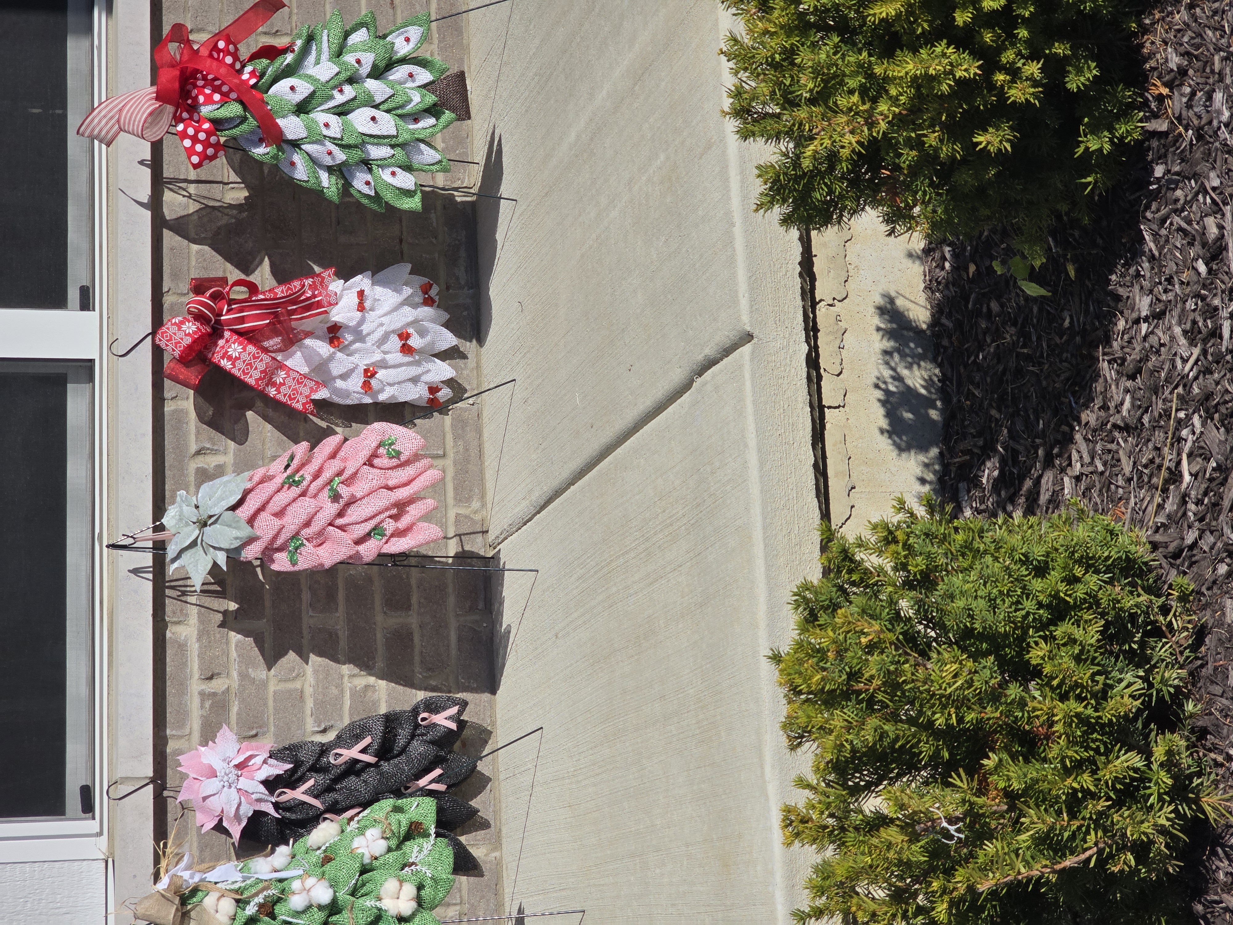 Handmade Pink Indoor / Outdoor Wreath Hanger