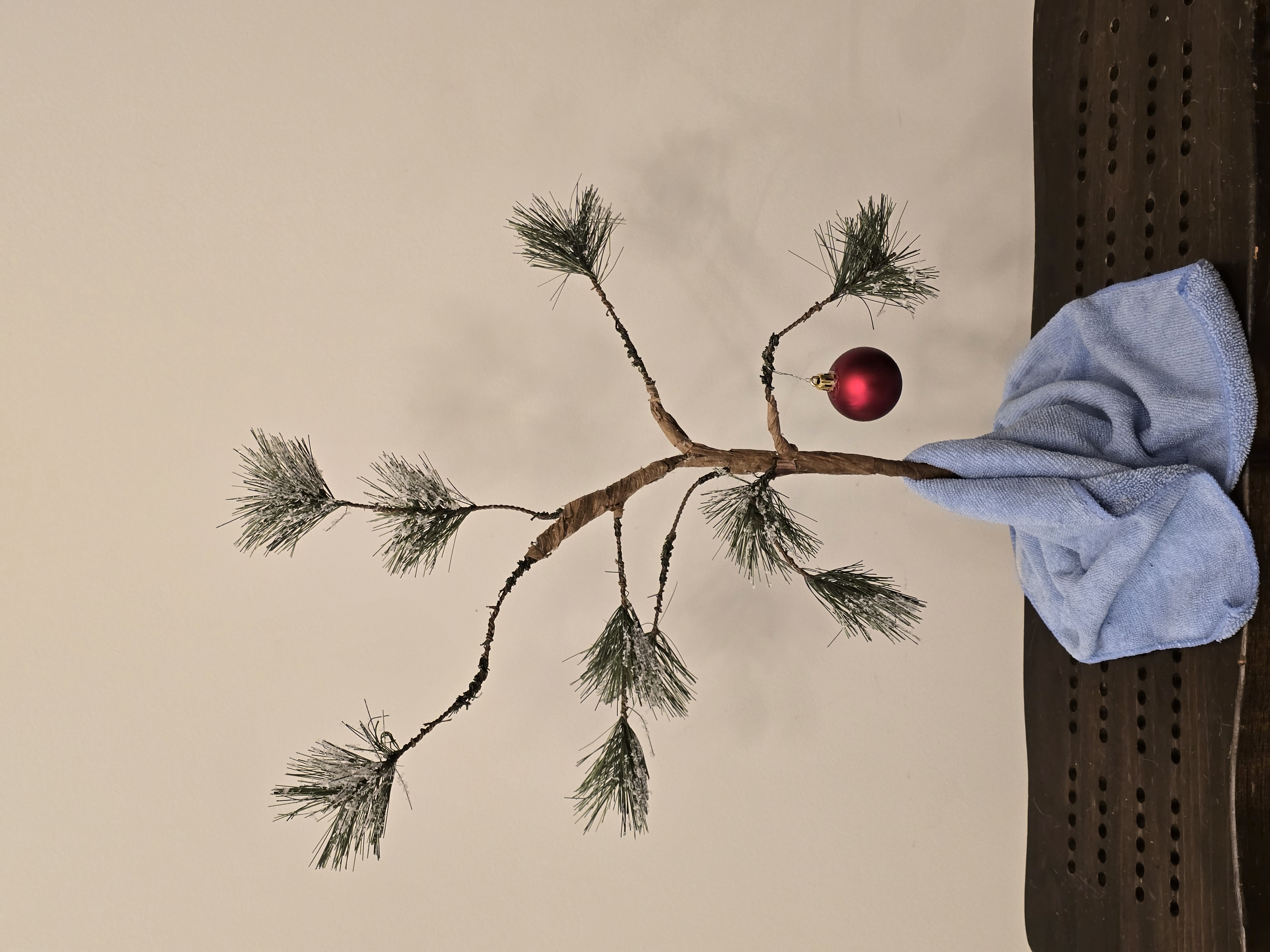 Charlie Brown Rendition Minimalist Christmas Tree