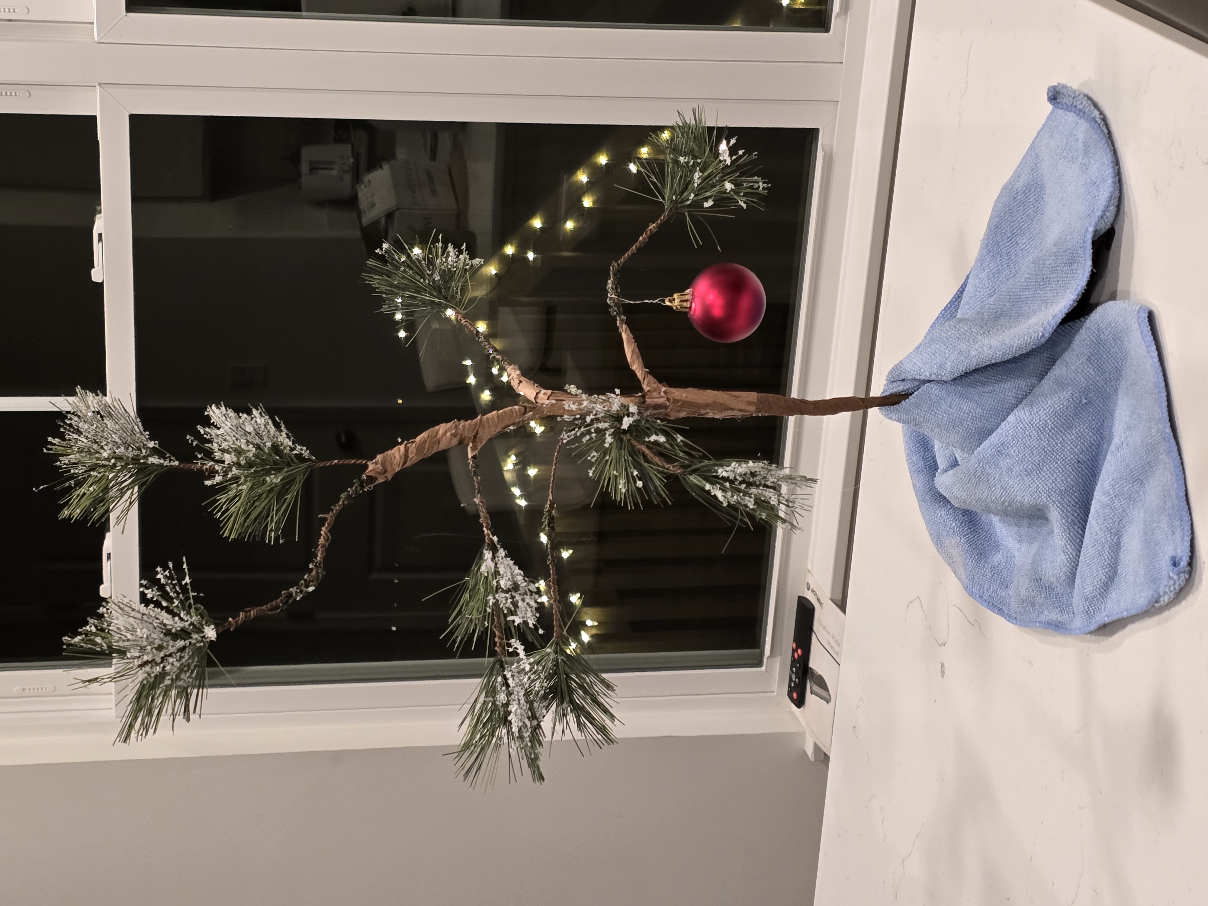 Charlie Brown Rendition Minimalist Christmas Tree