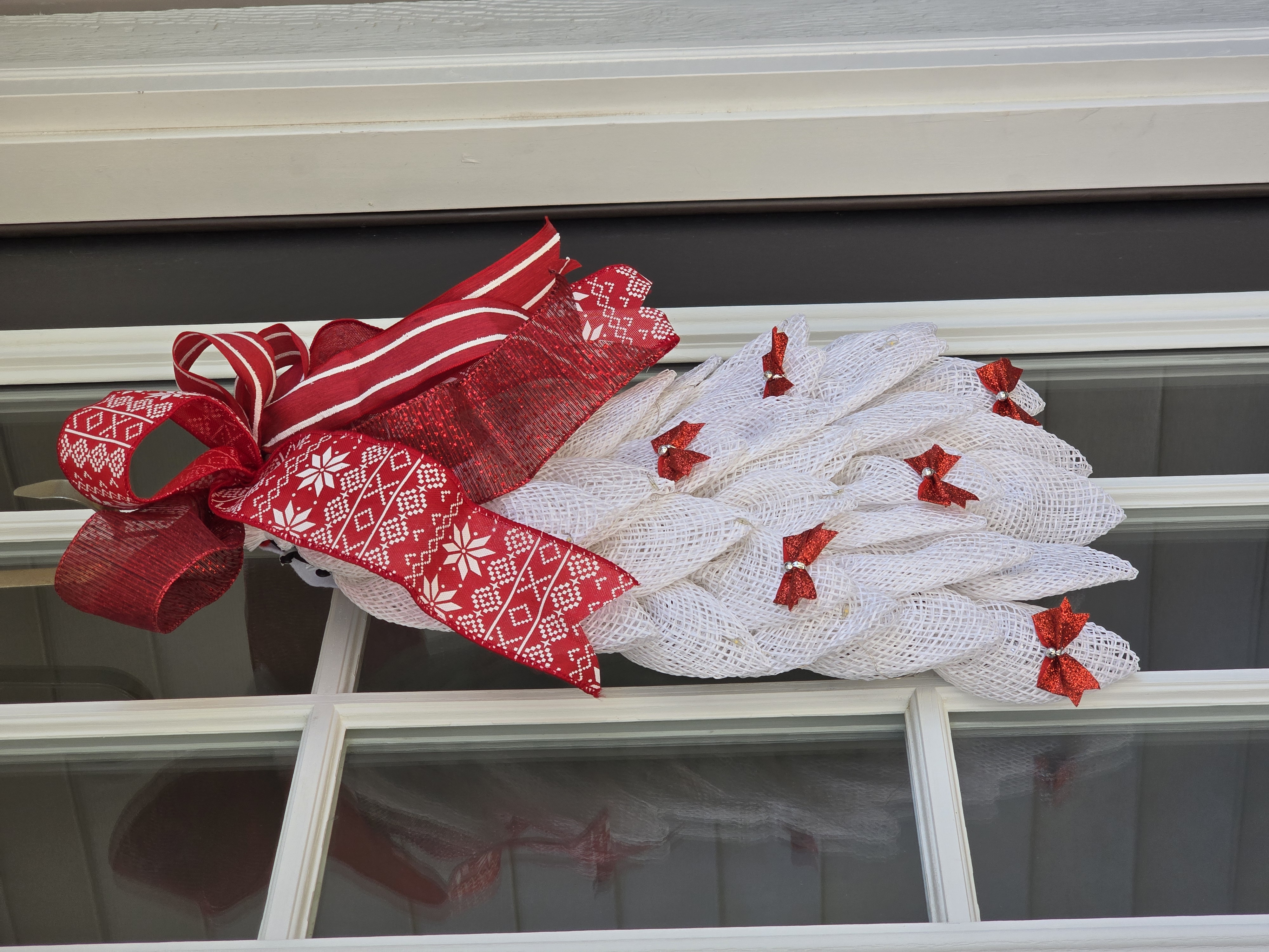 Handmade Light-Up Christmas Tree Door Decoration