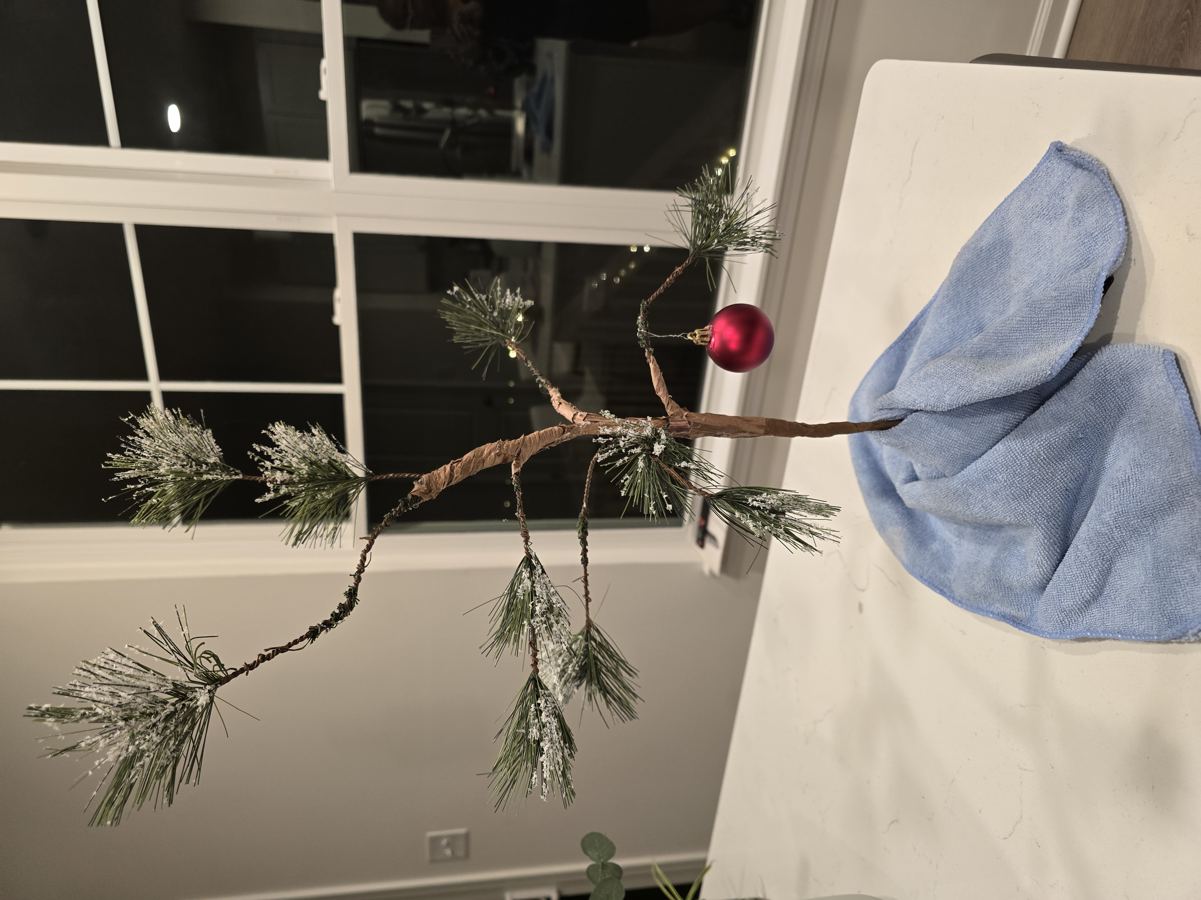 Charlie Brown Rendition Minimalist Christmas Tree