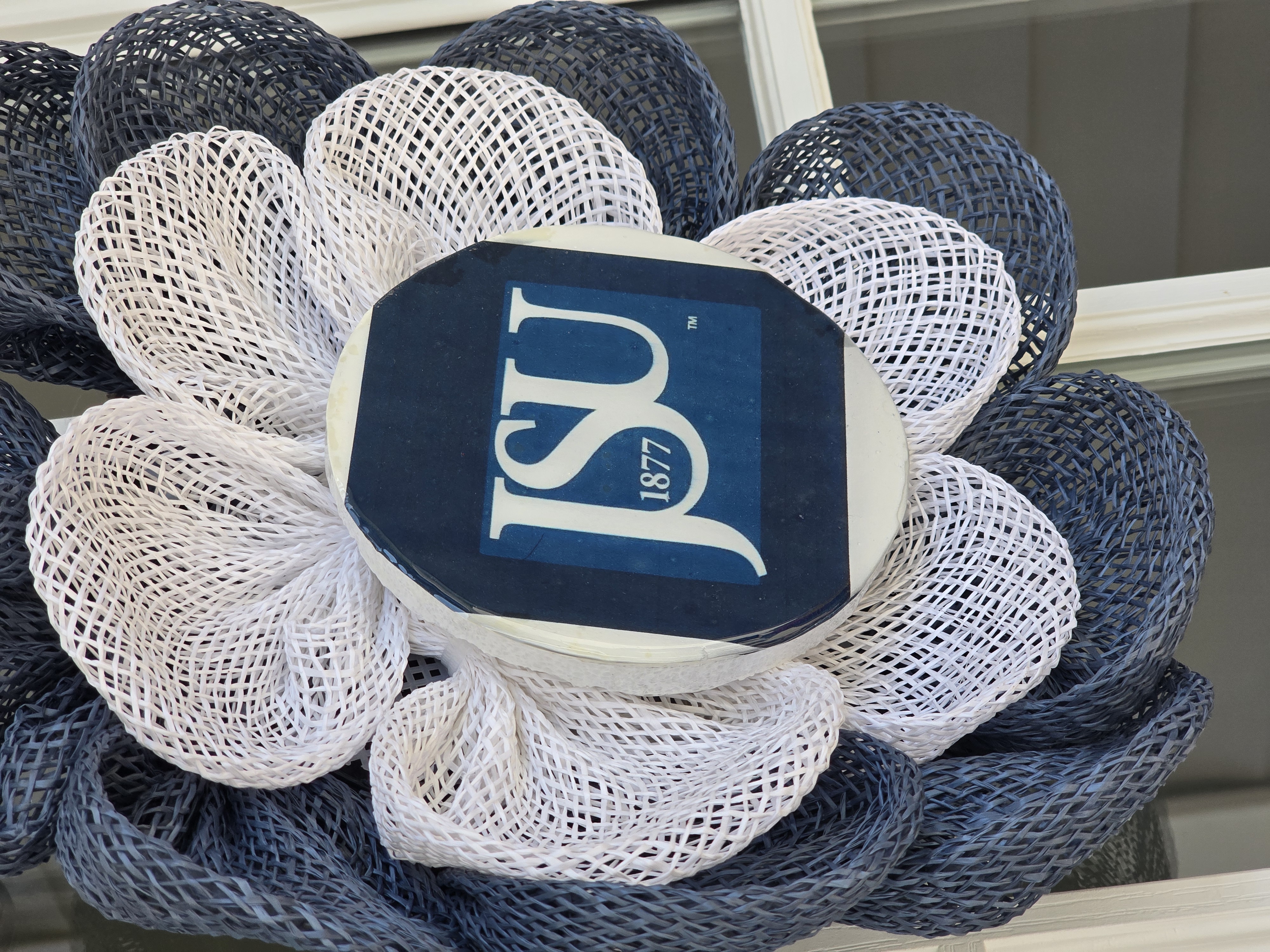 JSU "The I Love" Decorative Mesh Wreath